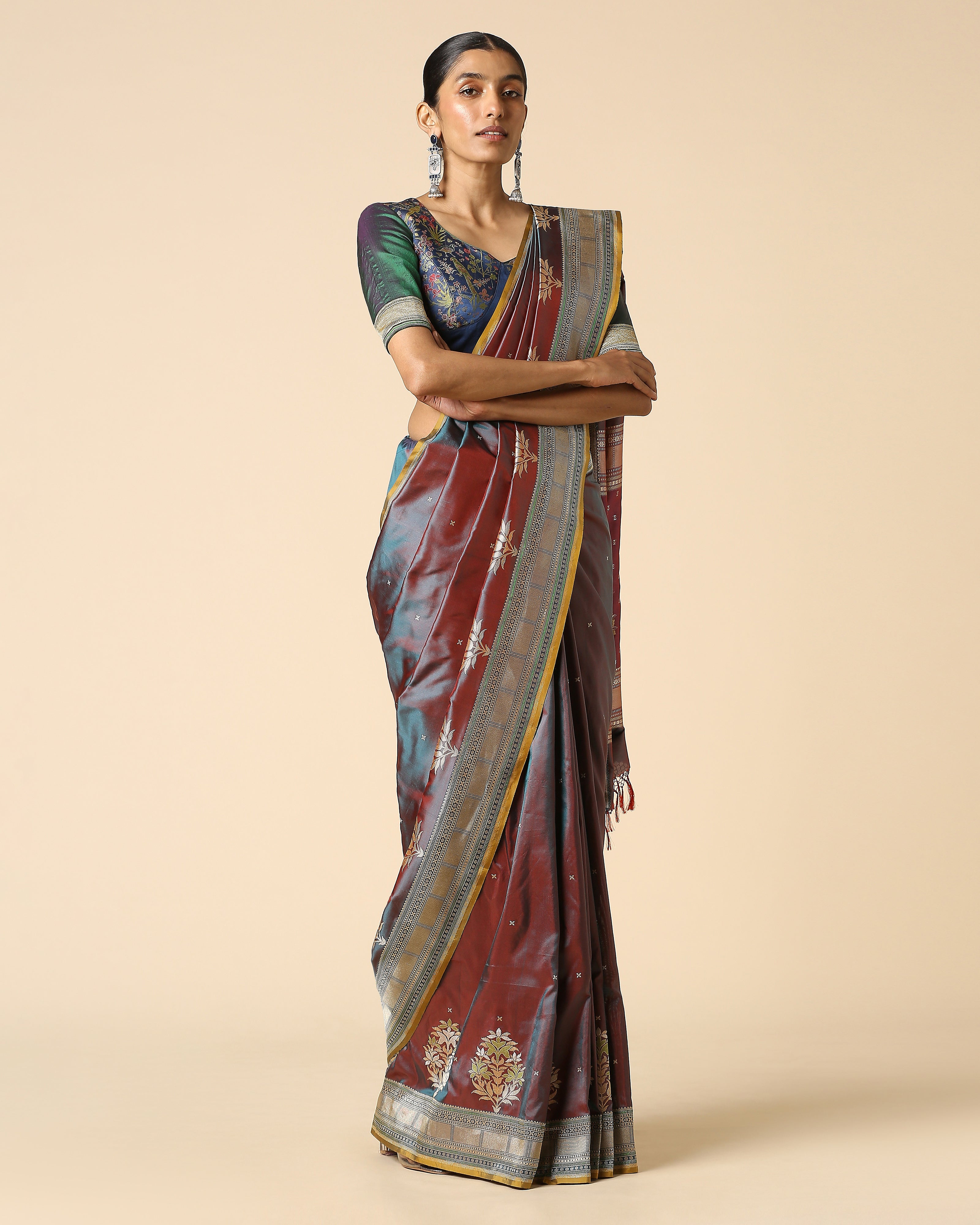 Miniha Banarasi Kadwa Silk Saree