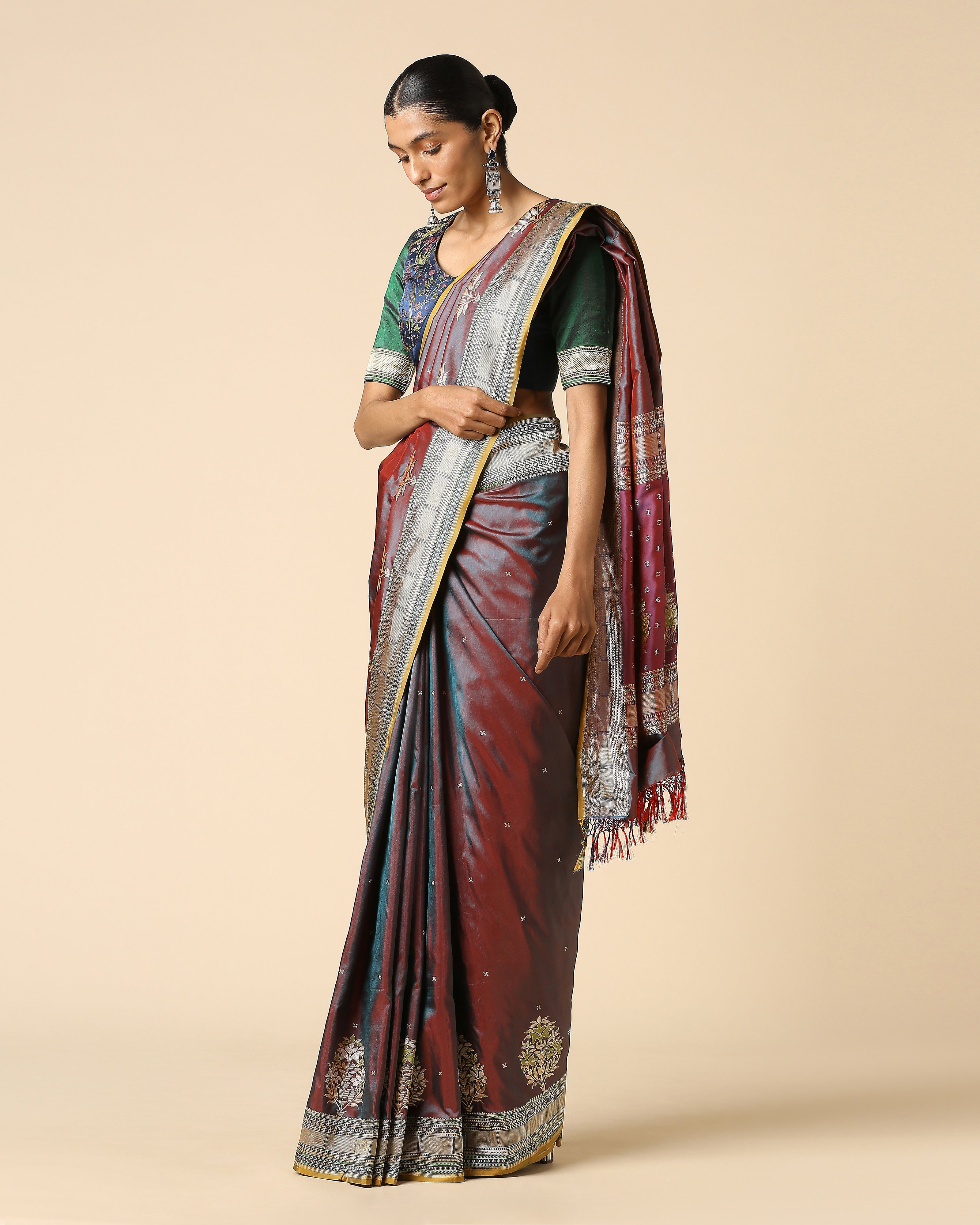 Miniha Banarasi Kadwa Silk Saree