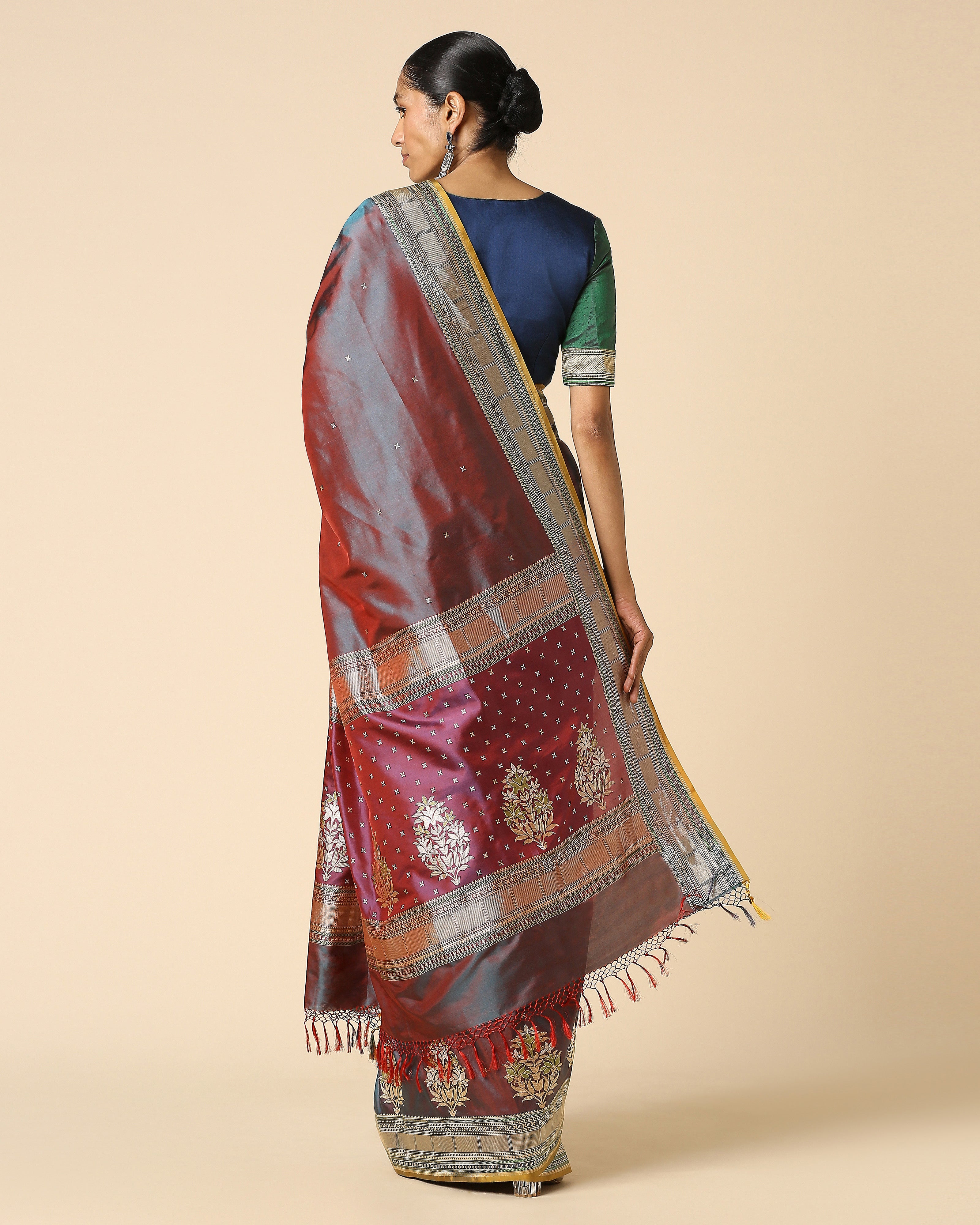 Miniha Banarasi Kadwa Silk Saree