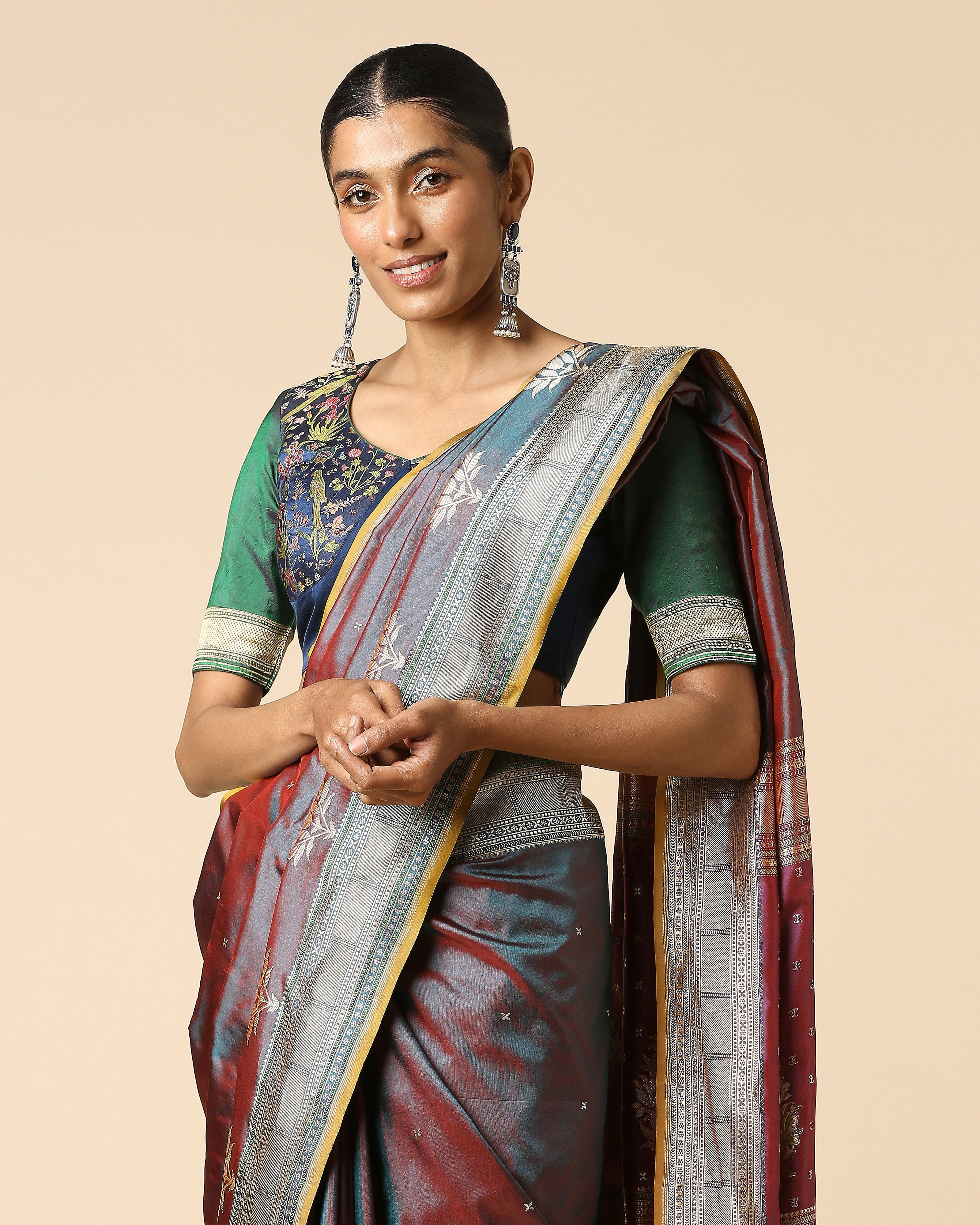 Miniha Banarasi Kadwa Silk Saree