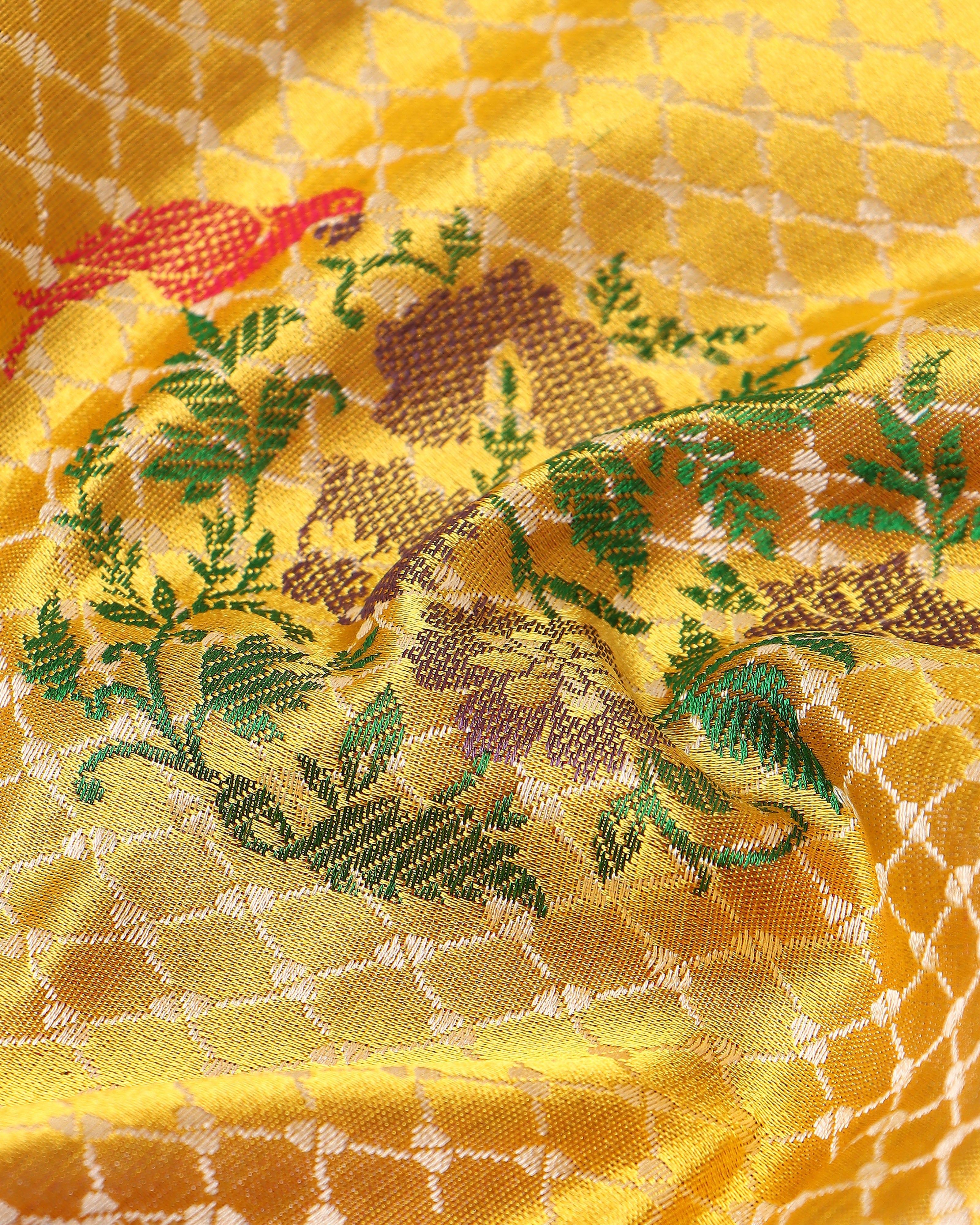Raechal Banarasi Tanchoi Silk Saree