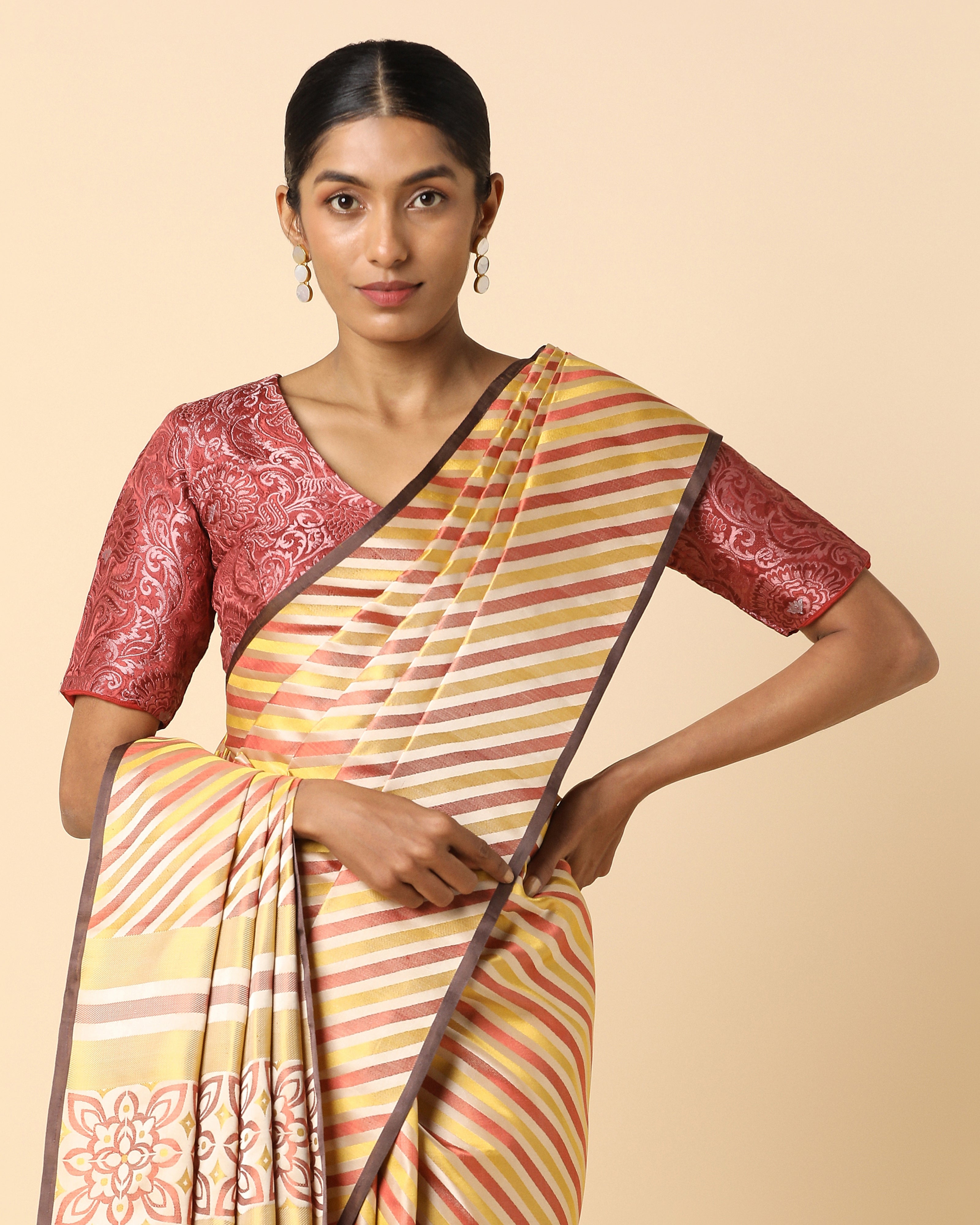 Ruhi Banarasi Tanchoi Silk Saree