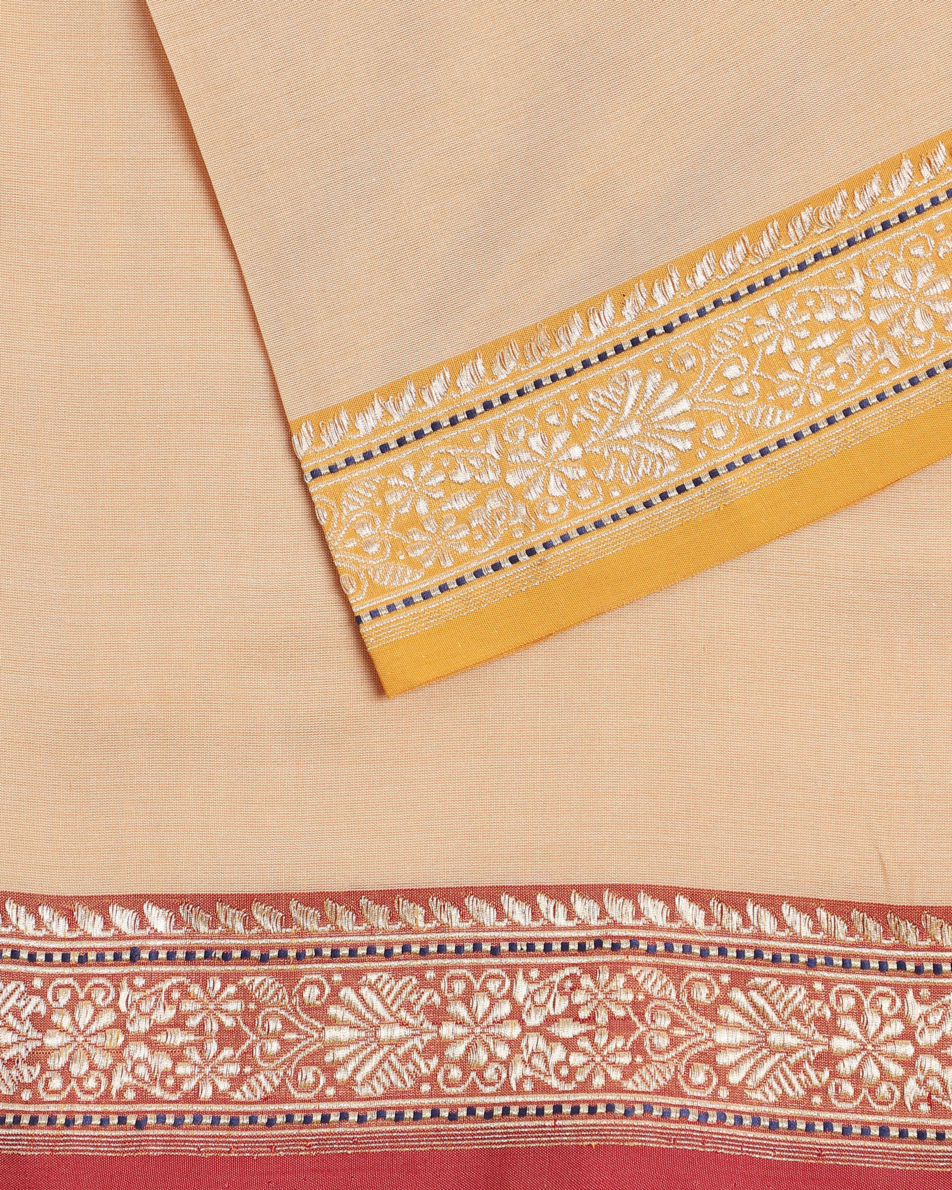 Acala Banarasi Kadwa Cotton Saree