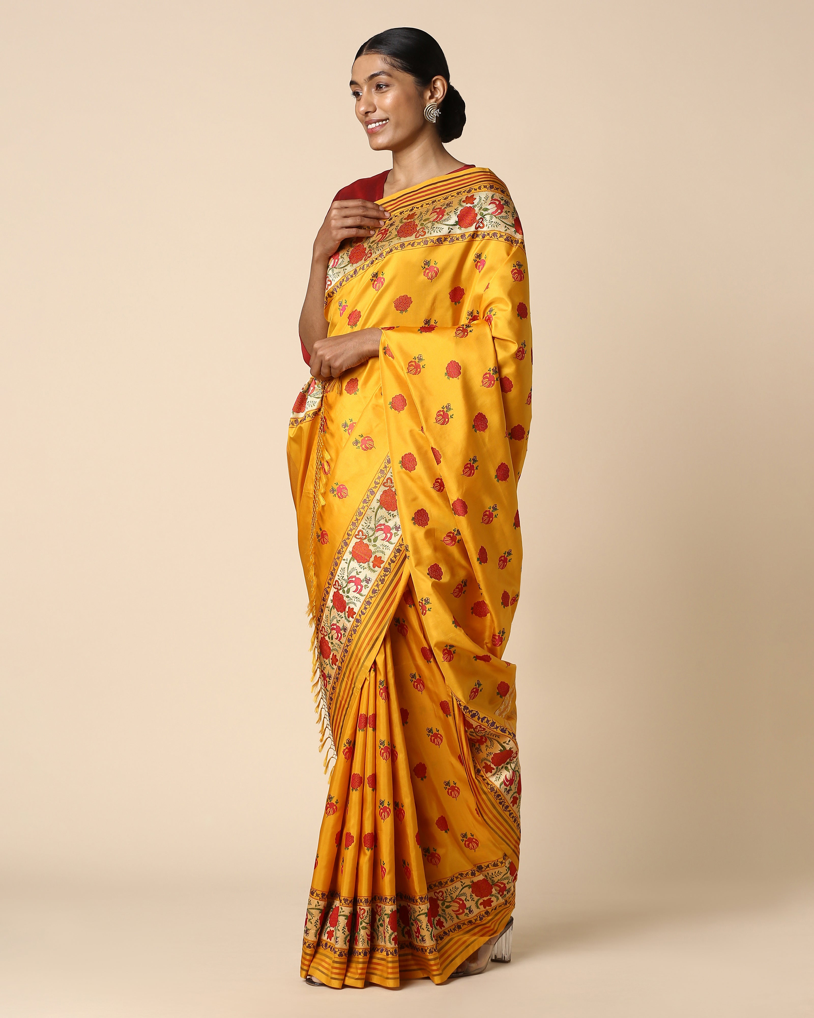 Annanda Banarasi Kadwa Silk Saree
