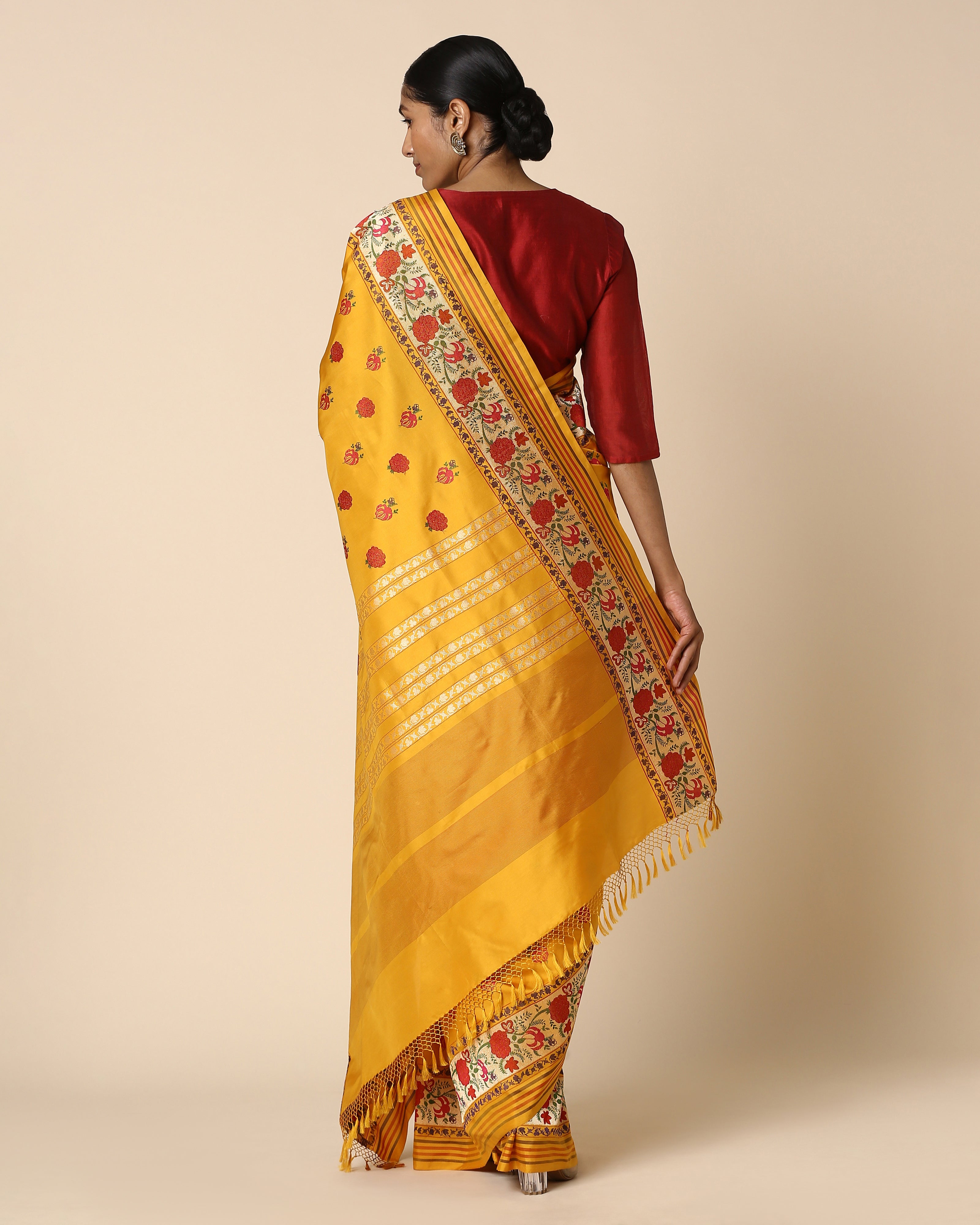 Annanda Banarasi Kadwa Silk Saree