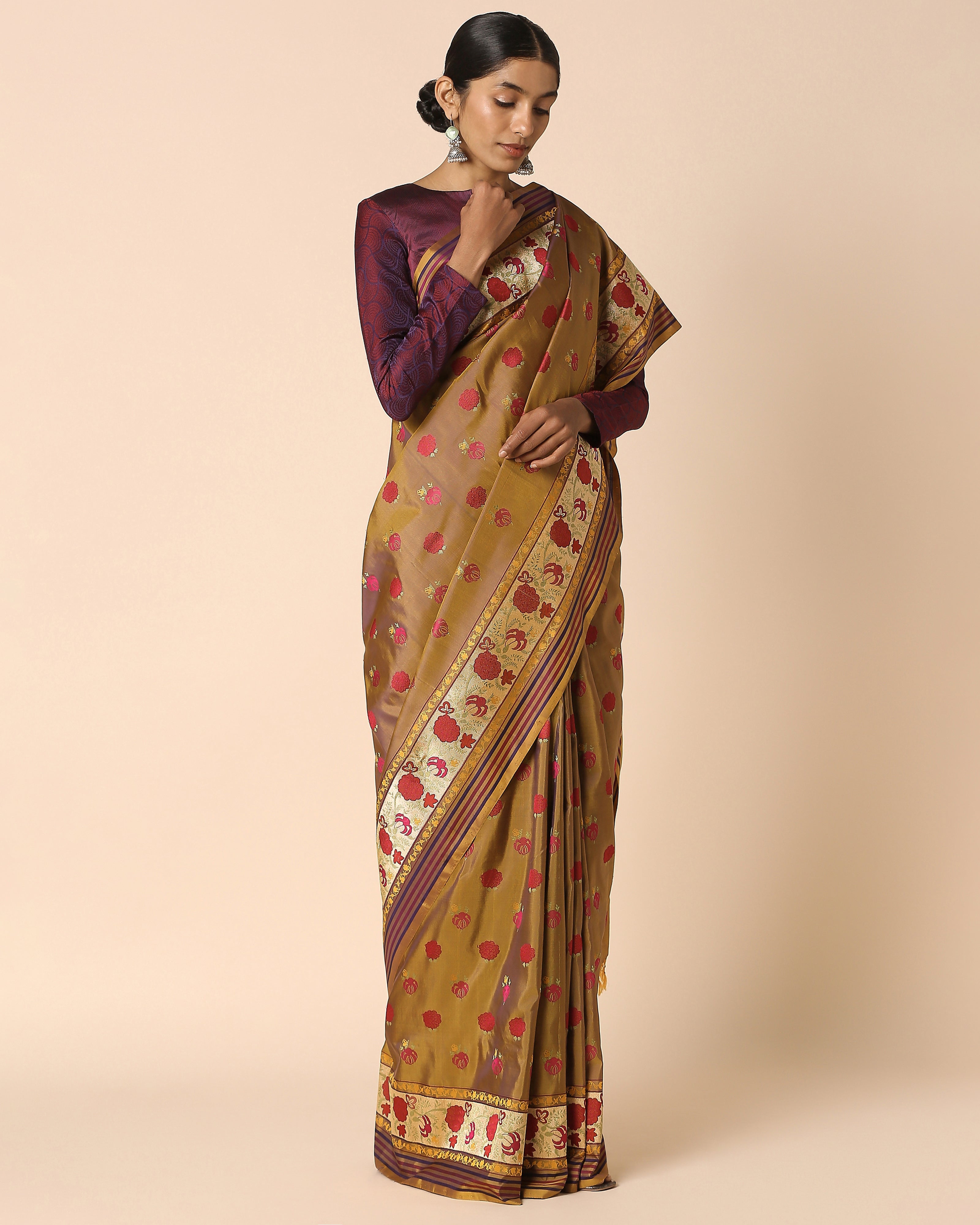 Annanda Banarasi Kadwa Silk Saree