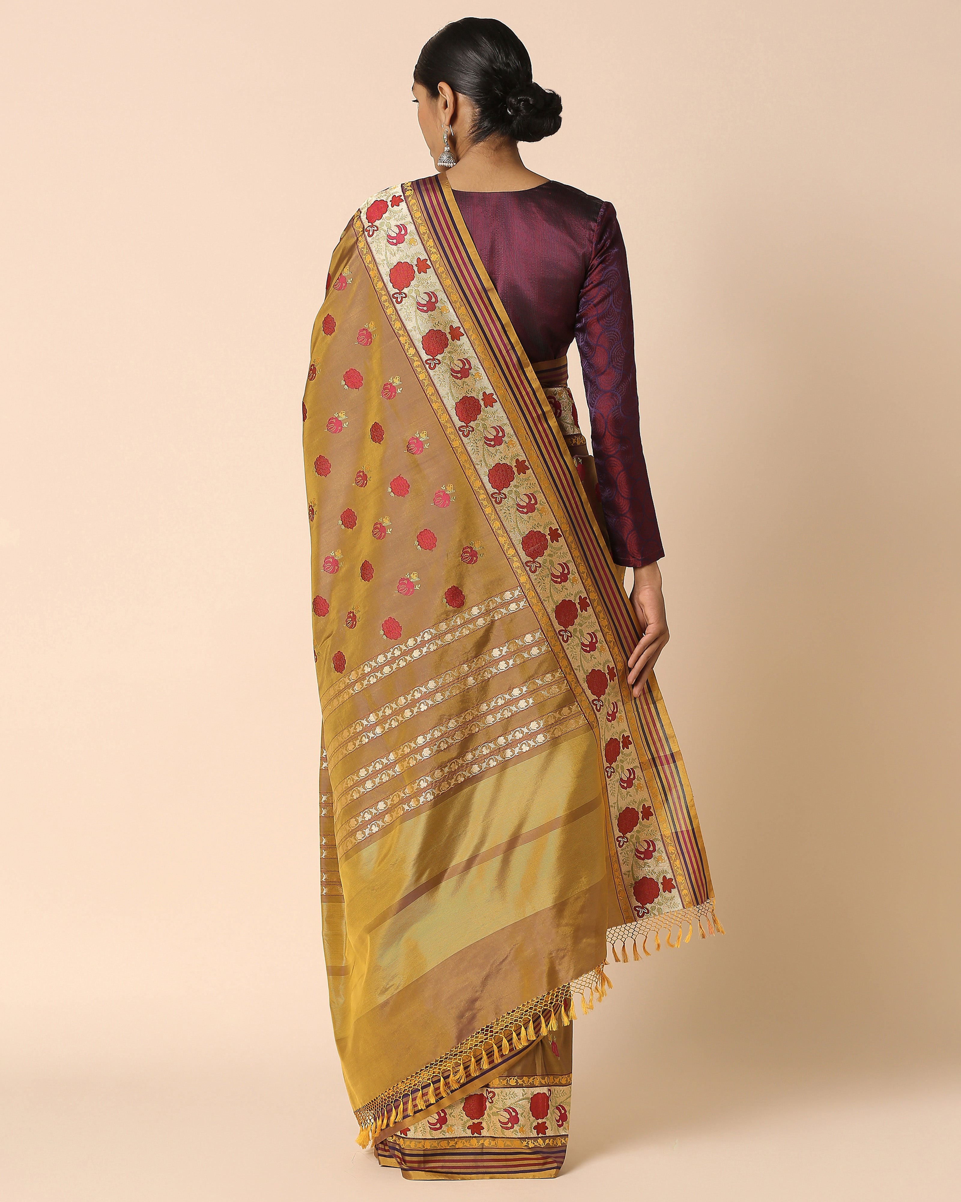 Annanda Banarasi Kadwa Silk Saree