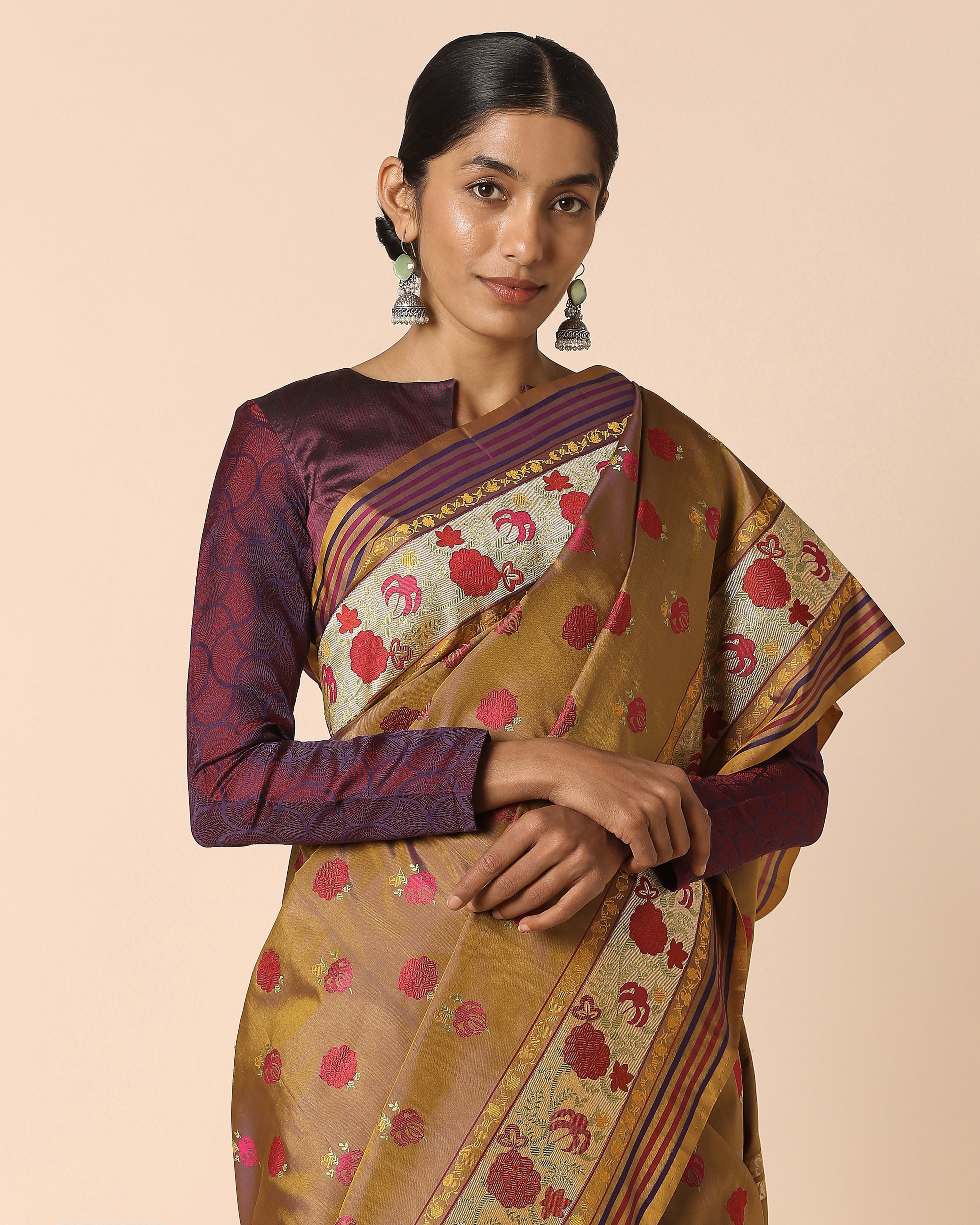 Annanda Banarasi Kadwa Silk Saree