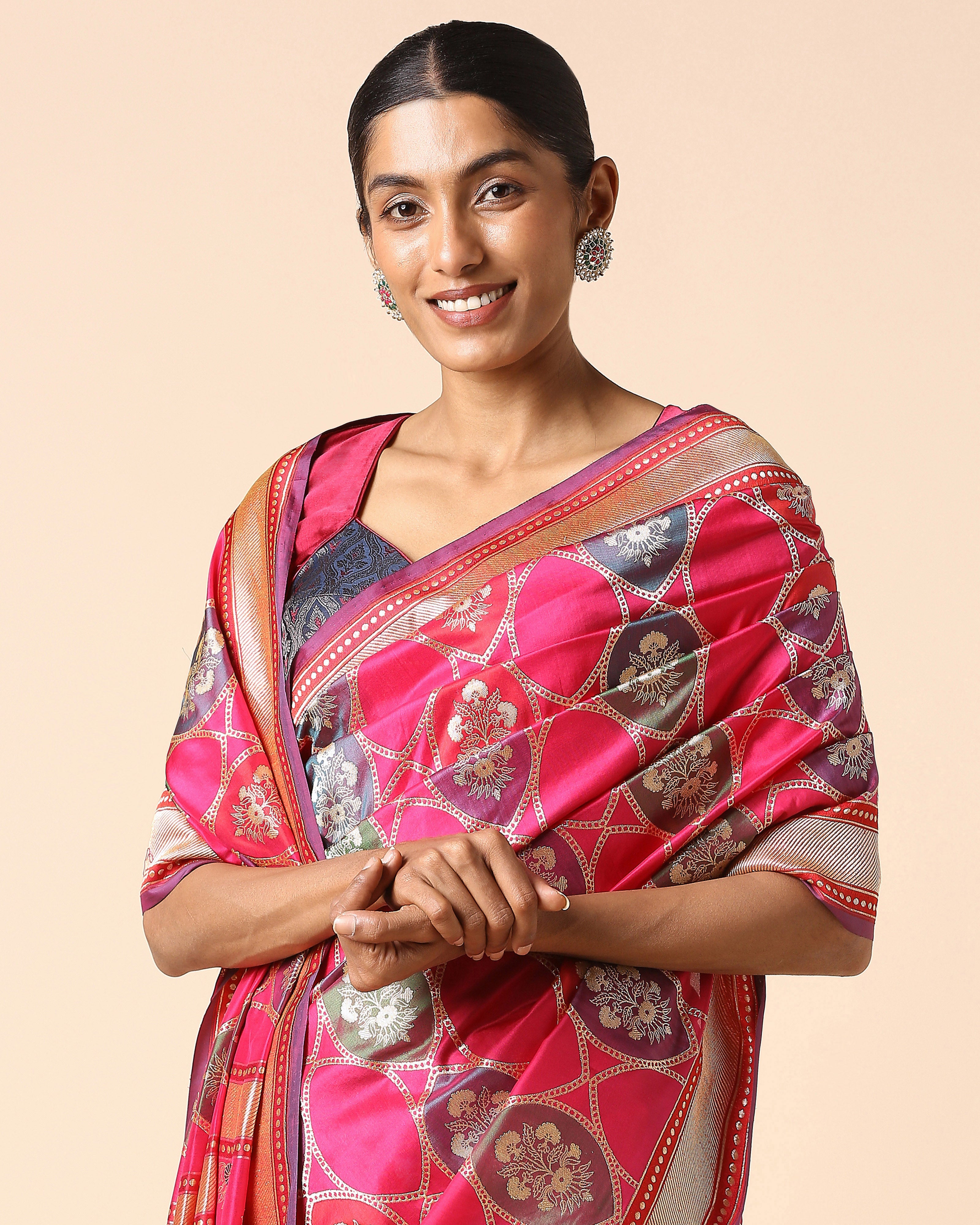 Mrida Banarasi Rangkaat Silk Saree
