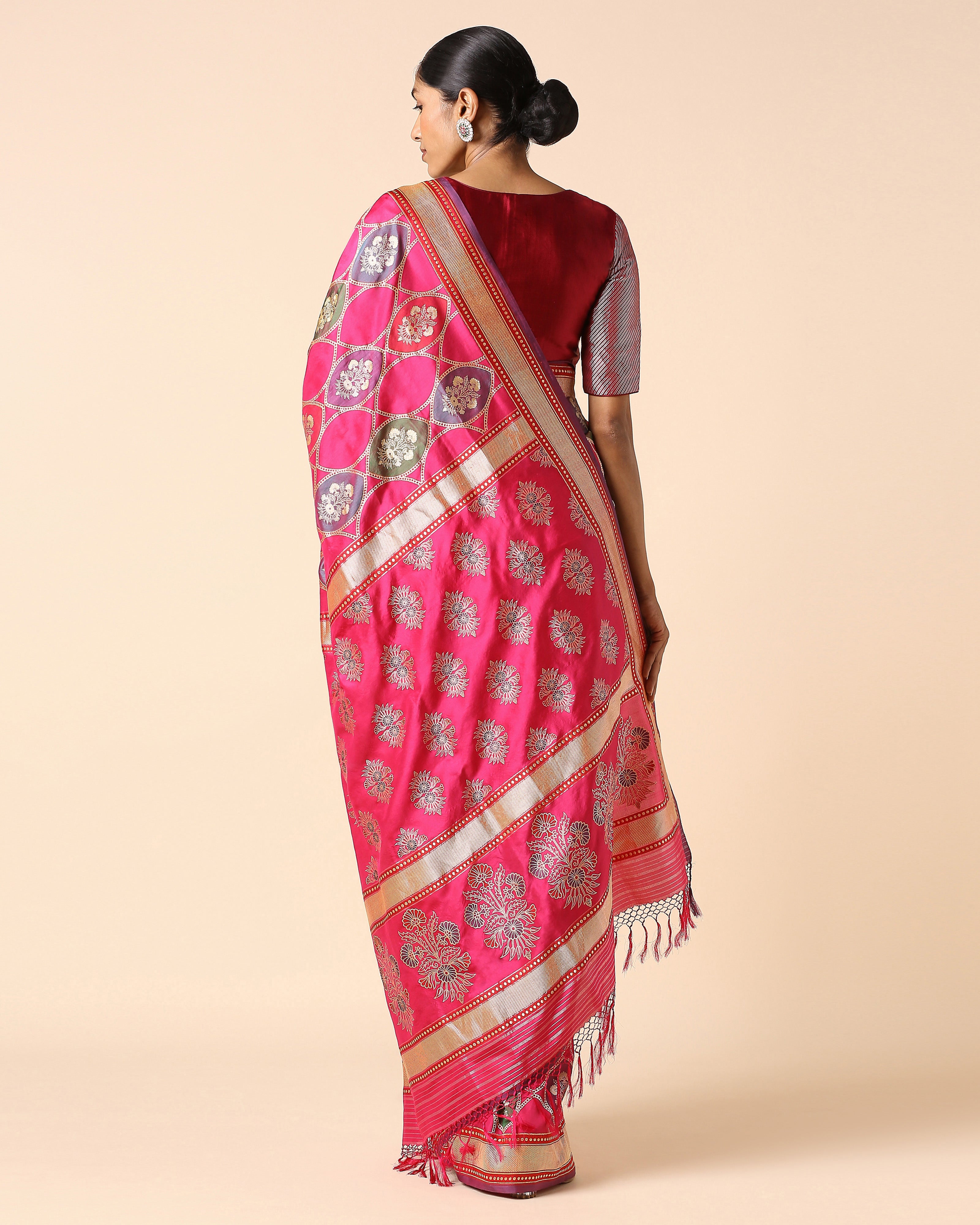 Mrida Banarasi Rangkaat Silk Saree