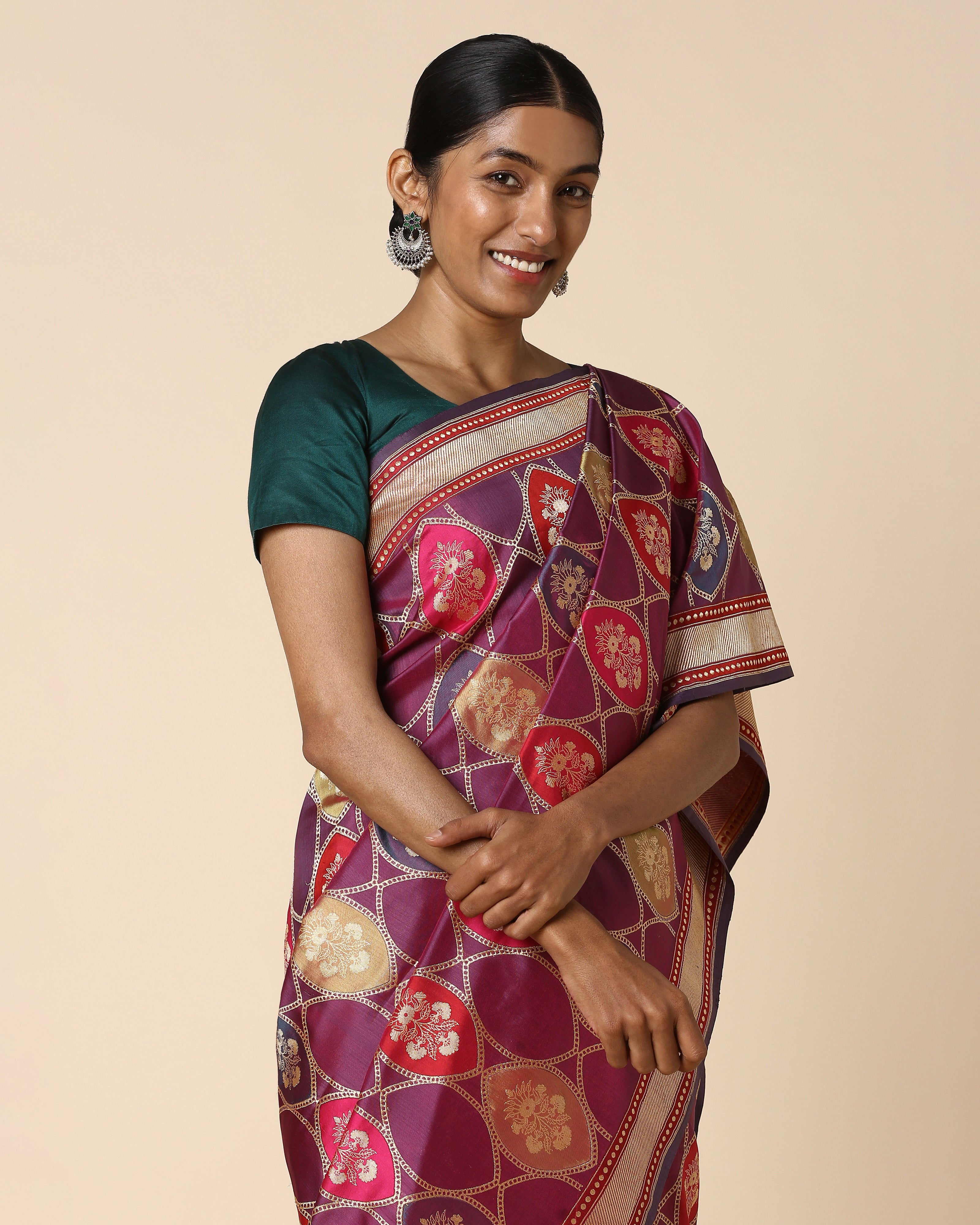Mrida Banarasi Rangkaat Silk Saree