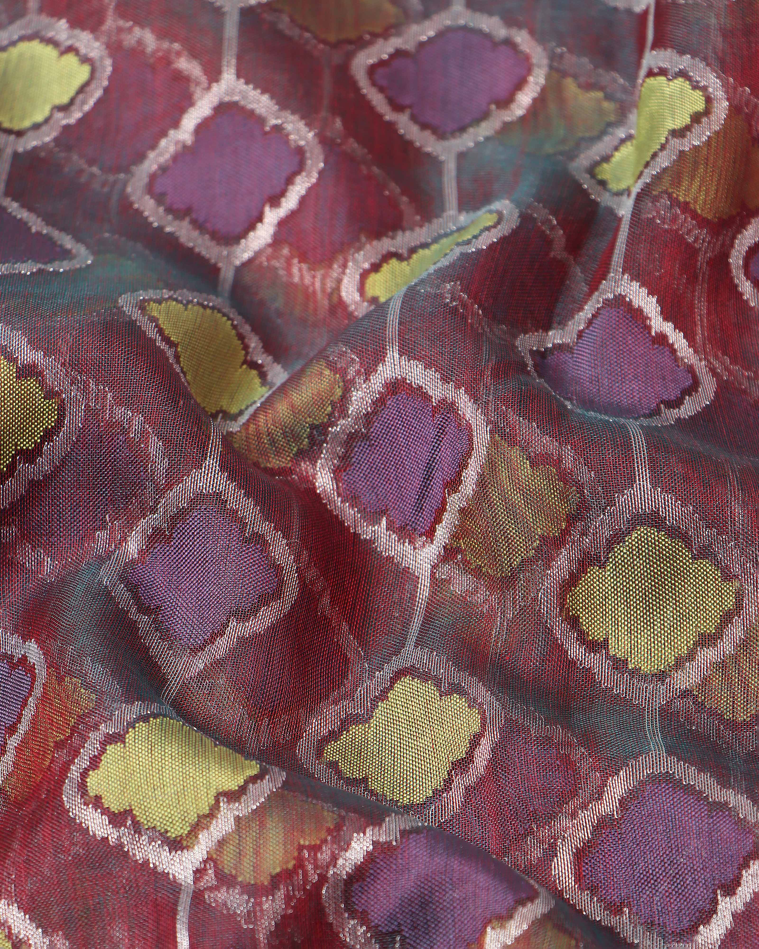 Purala Banarasi Jamdani Silk Cotton Saree