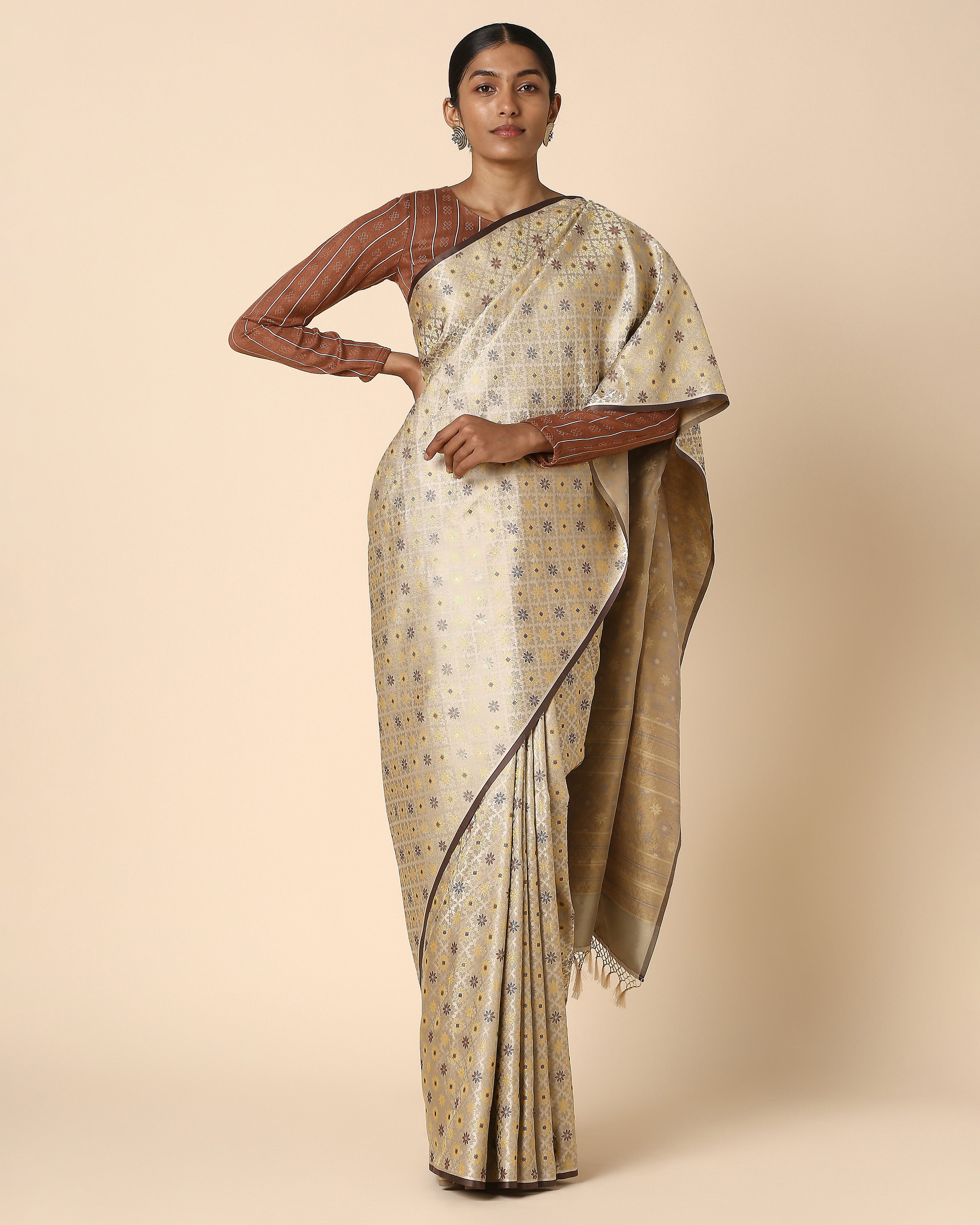 Panchali Banarasi Tanchoi Silk Saree