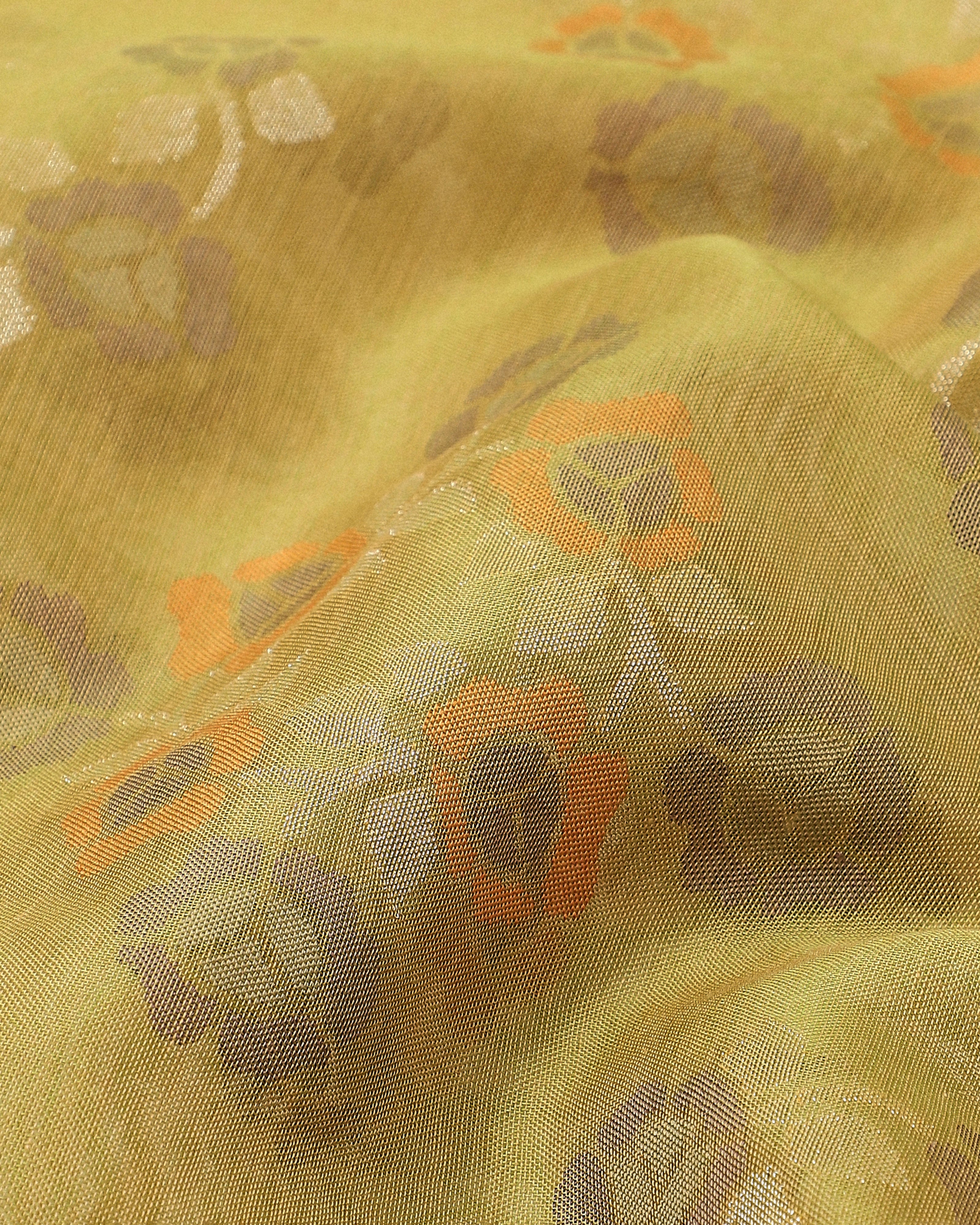 Aja Banarasi Jamdani Silk Cotton Saree