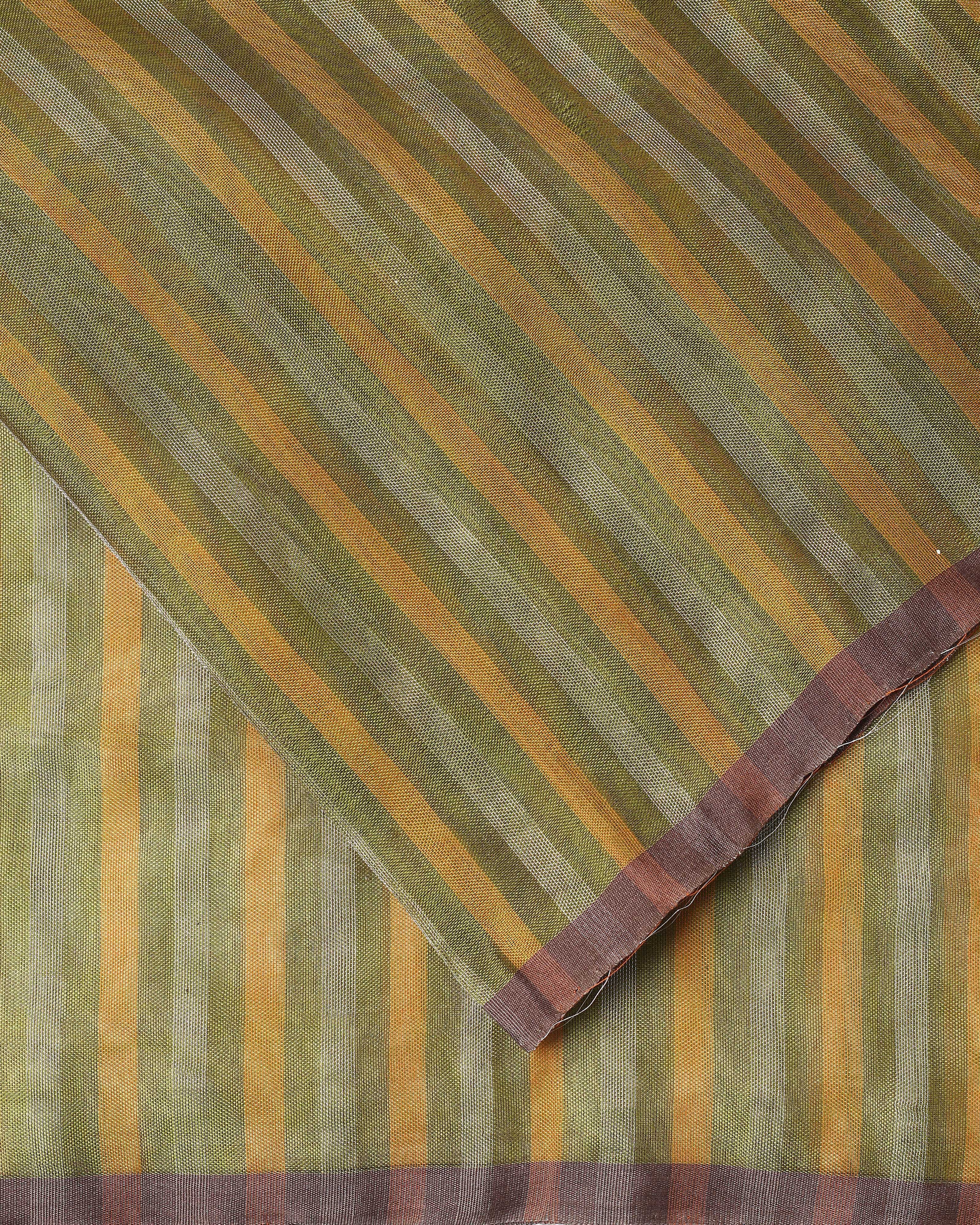 Aja Banarasi Jamdani Silk Cotton Saree