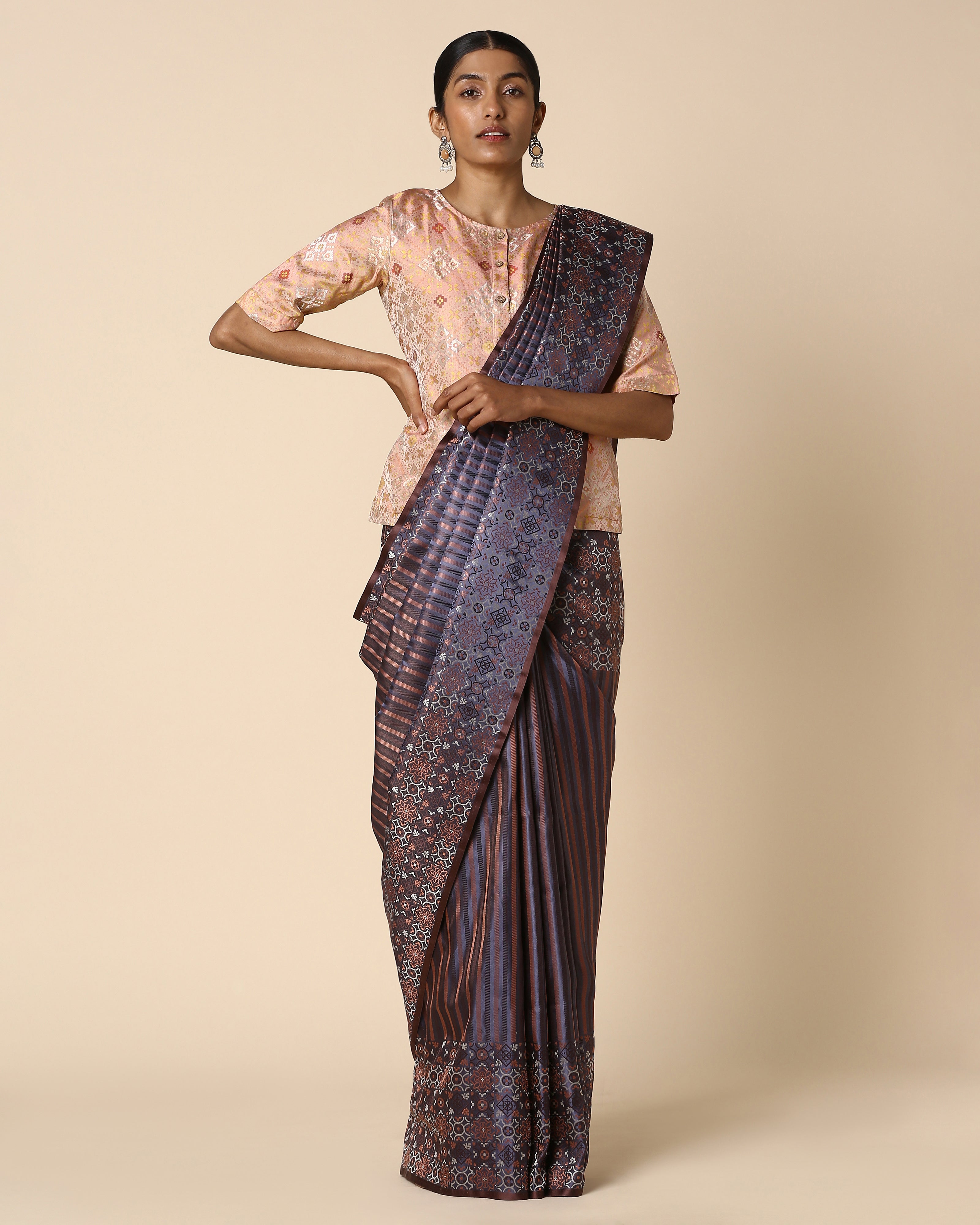Shoolin Banarasi Tanchoi Silk Saree