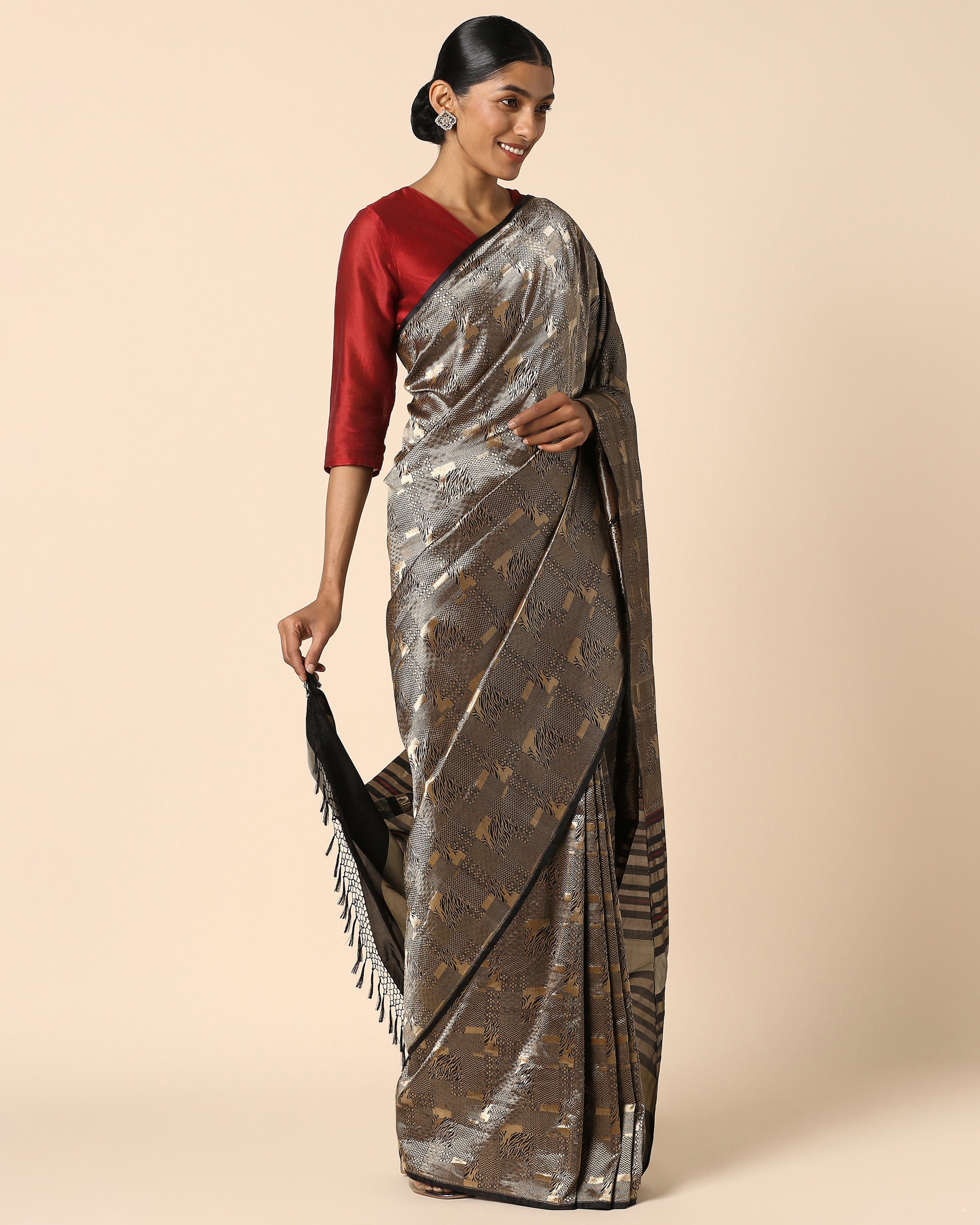 Vasant Banarasi Powdi Silk Saree