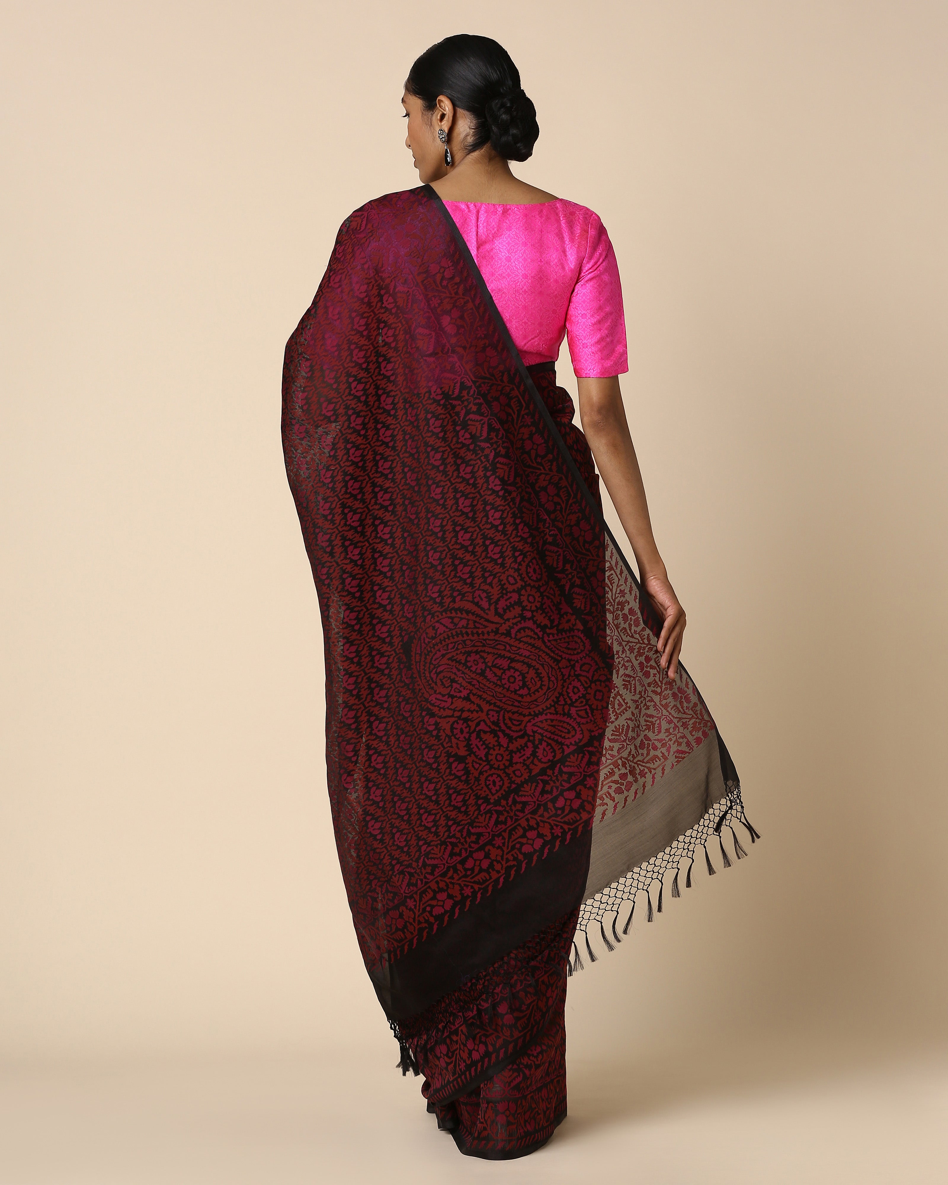 Aaiti Banarasi Jamdani Silk Cotton Saree