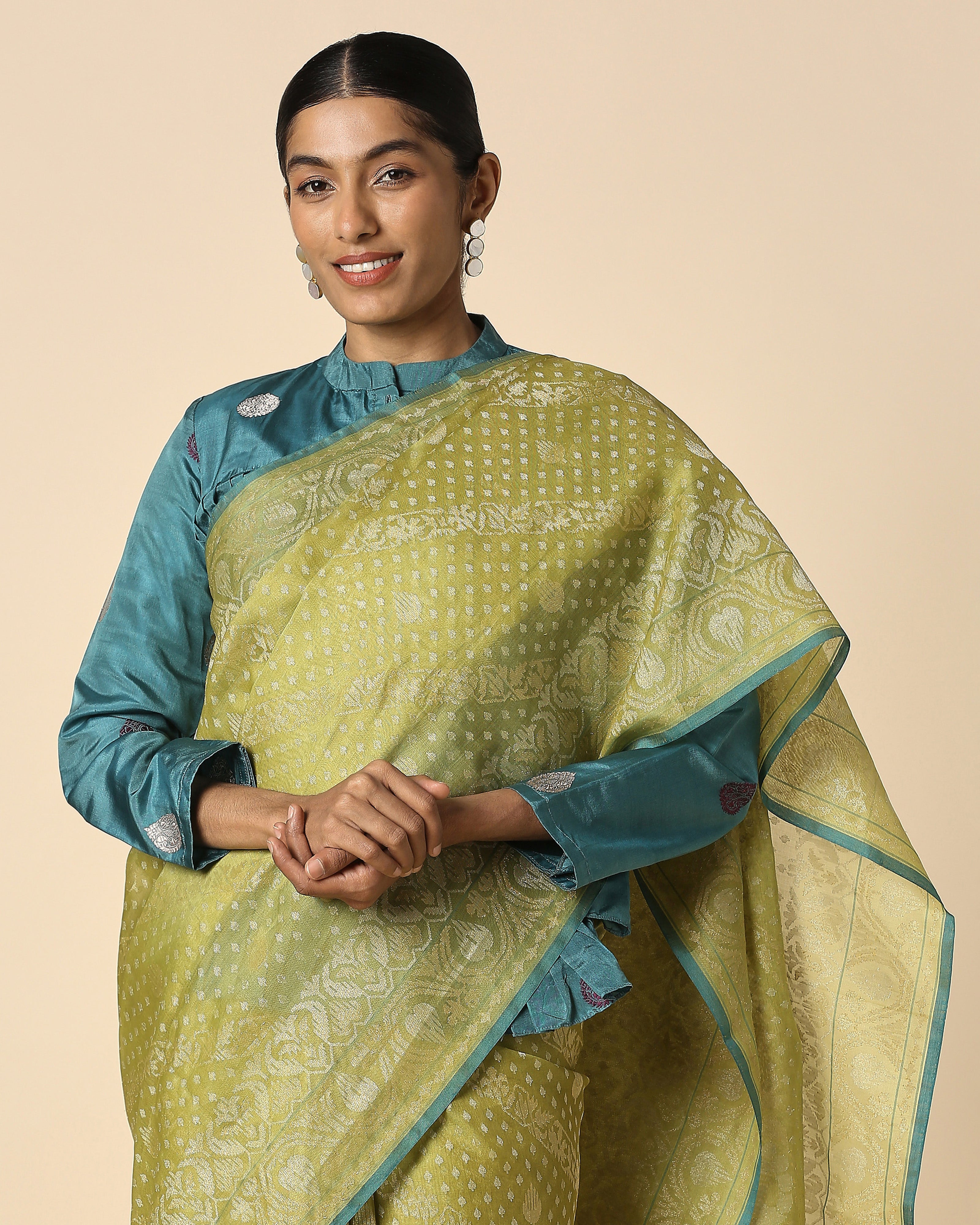 Oshi Banarasi Jamdani Silk Cotton Saree