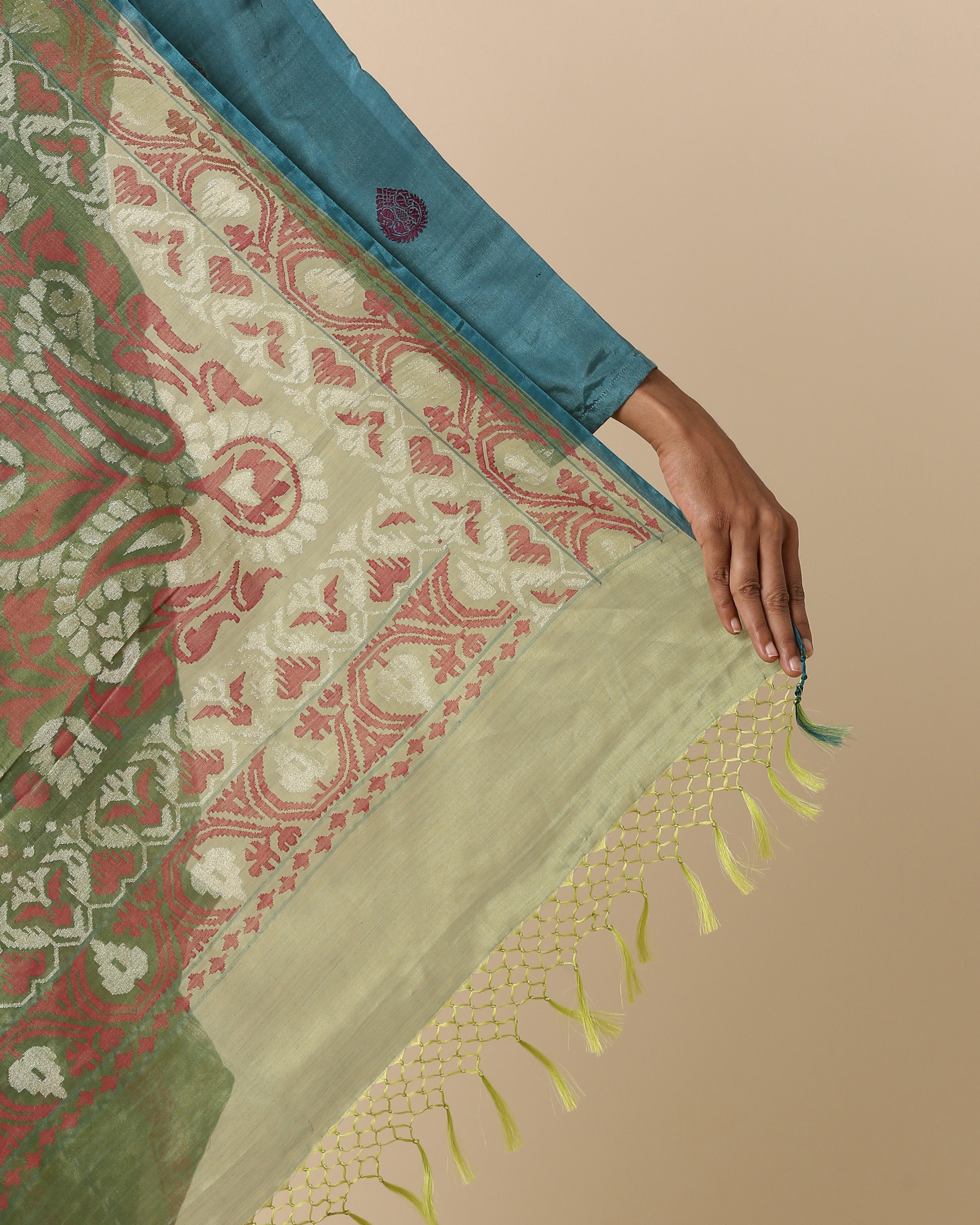 Oshi Banarasi Jamdani Silk Cotton Saree