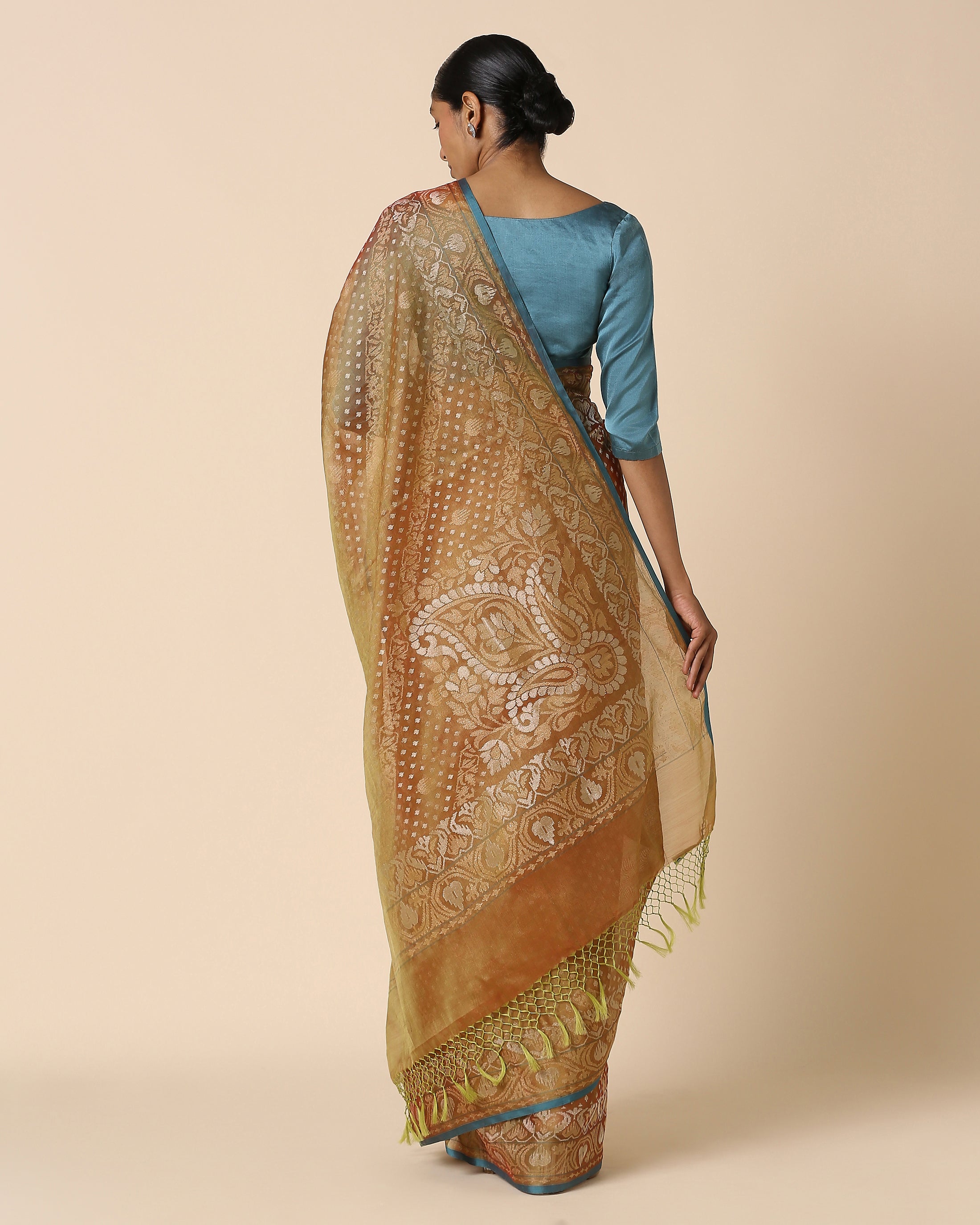 Oshi Banarasi Jamdani Silk Cotton Saree