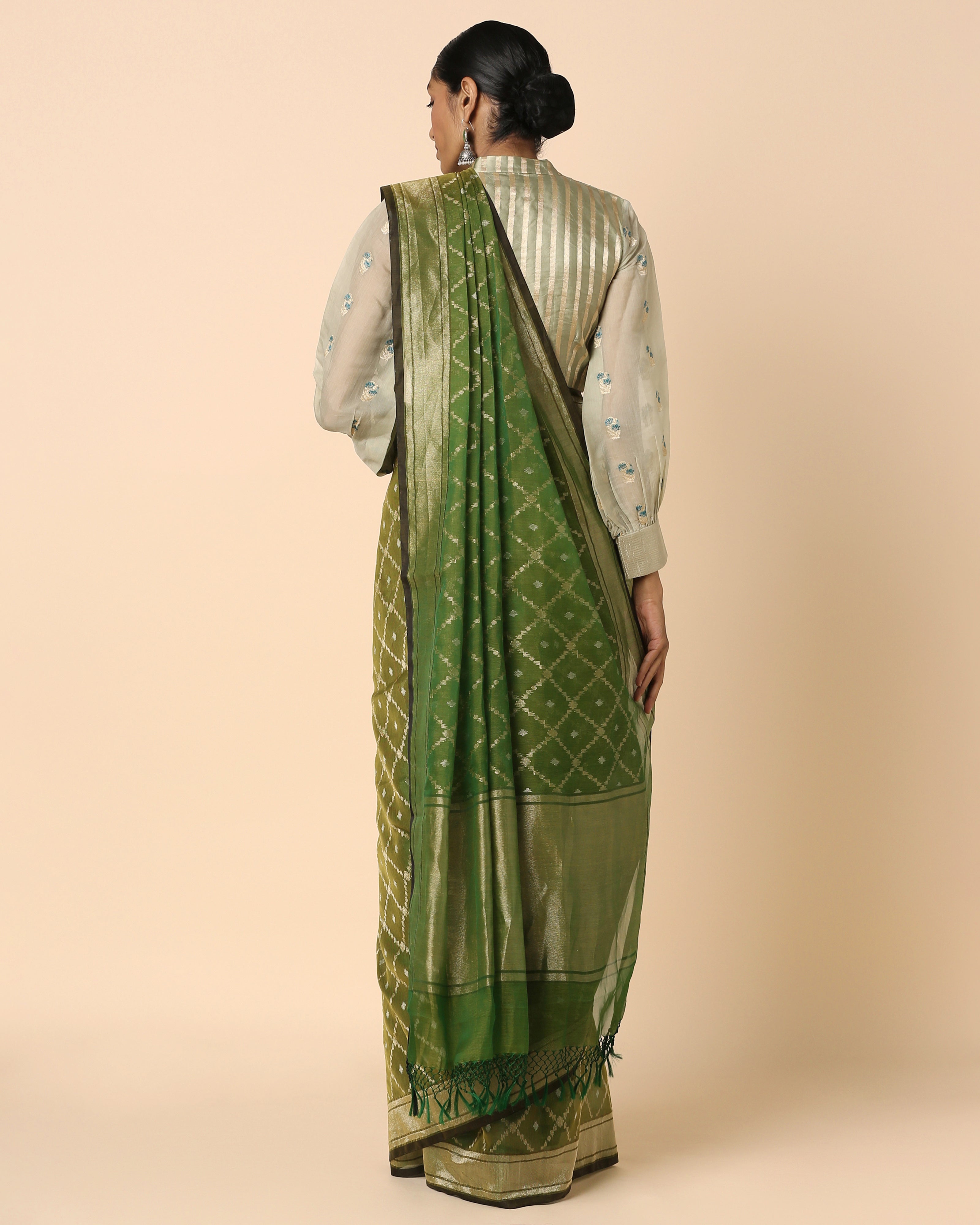 Urmi Banarasi Jamdani Silk Cotton Saree