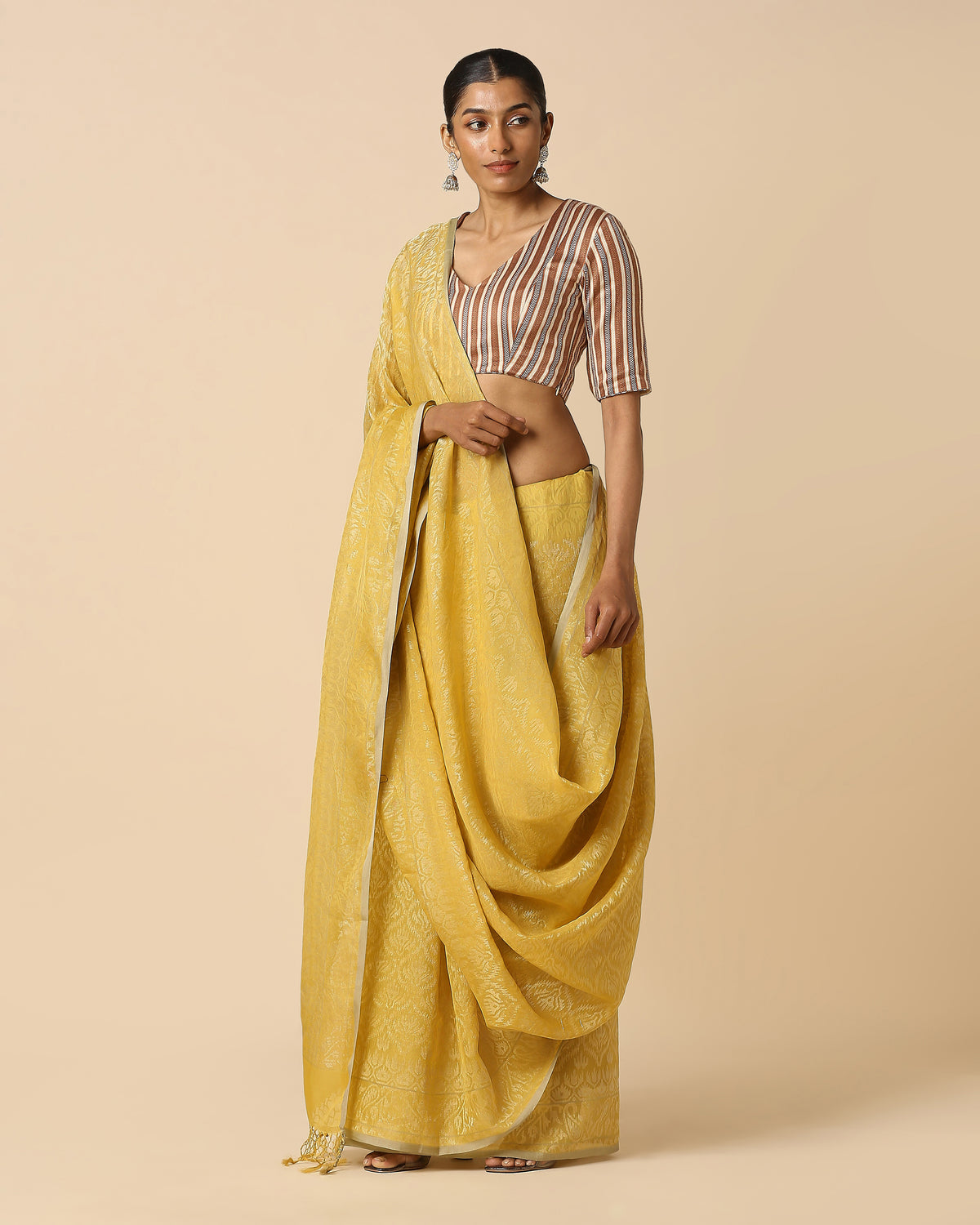 Yashima Banarasi Jamdani Silk Cotton Saree