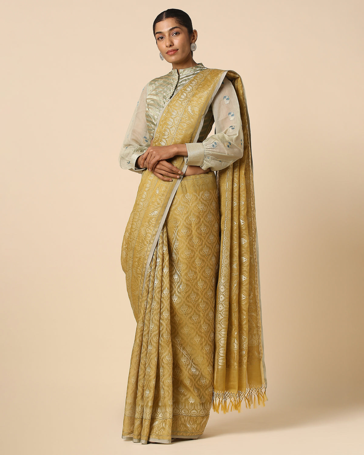 Yashima Banarasi Jamdani Silk Cotton Saree
