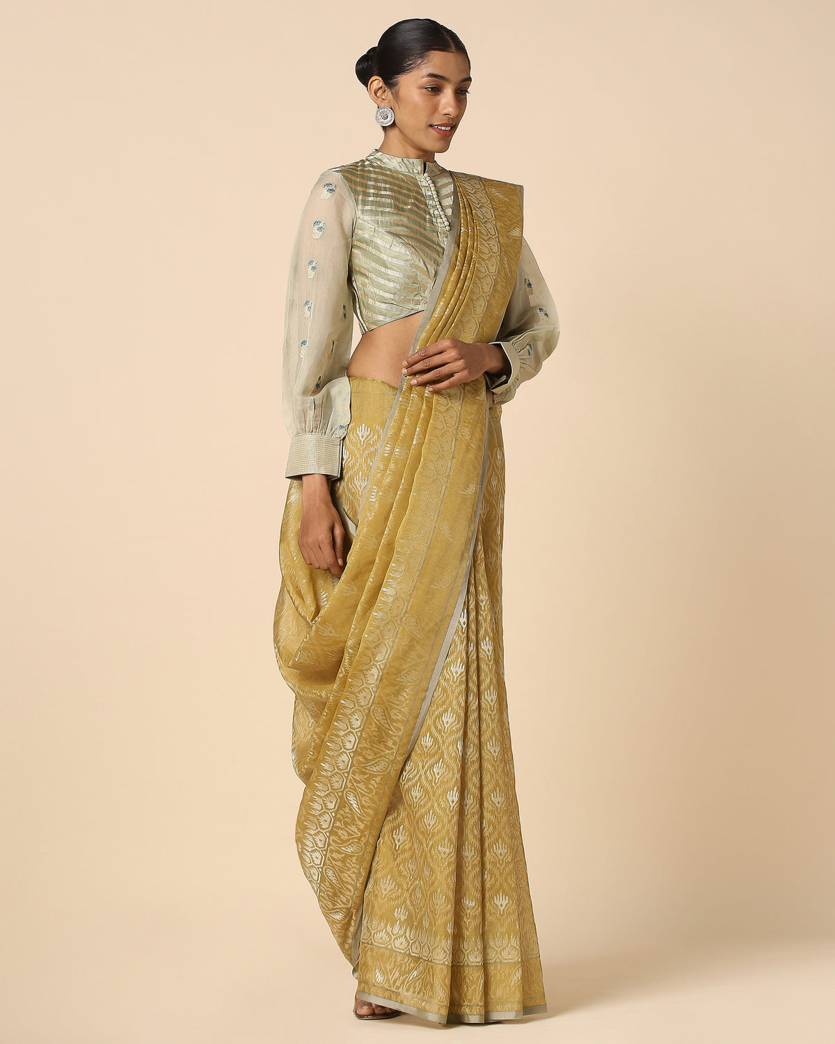 Yashima Banarasi Jamdani Silk Cotton Saree