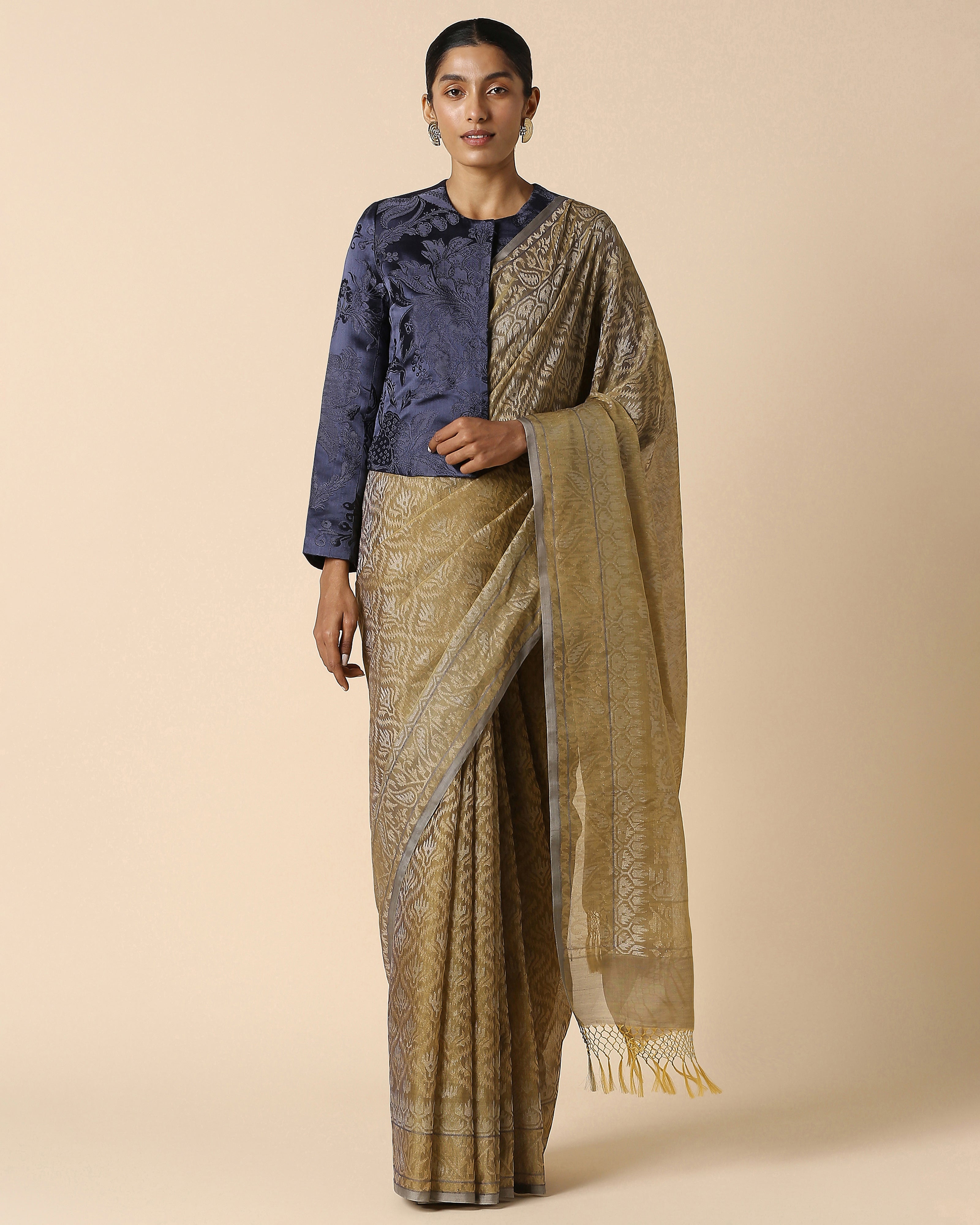 Yashima Banarasi Jamdani Silk Cotton Saree
