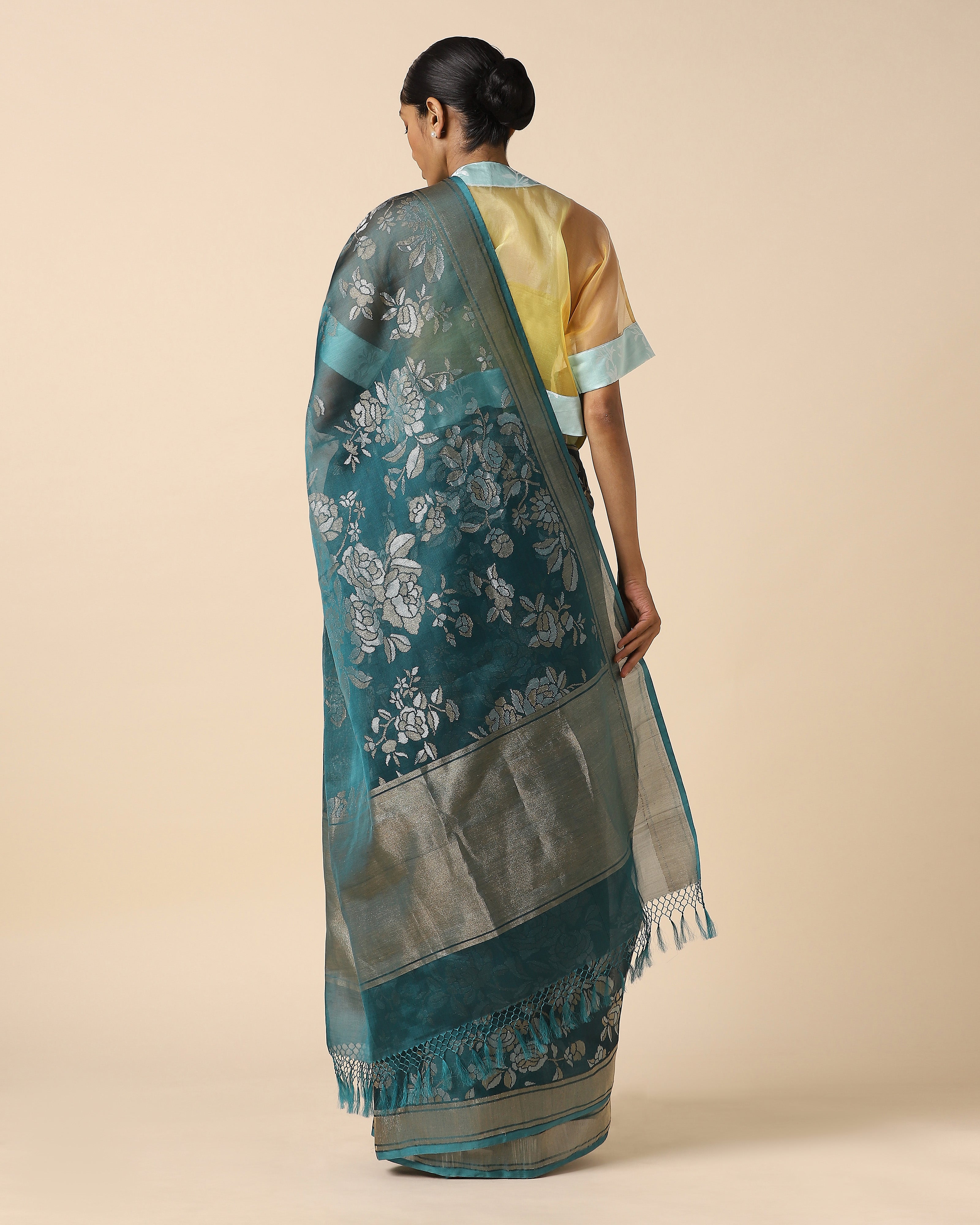Surusha Banarasi Jamdani Silk Cotton Saree