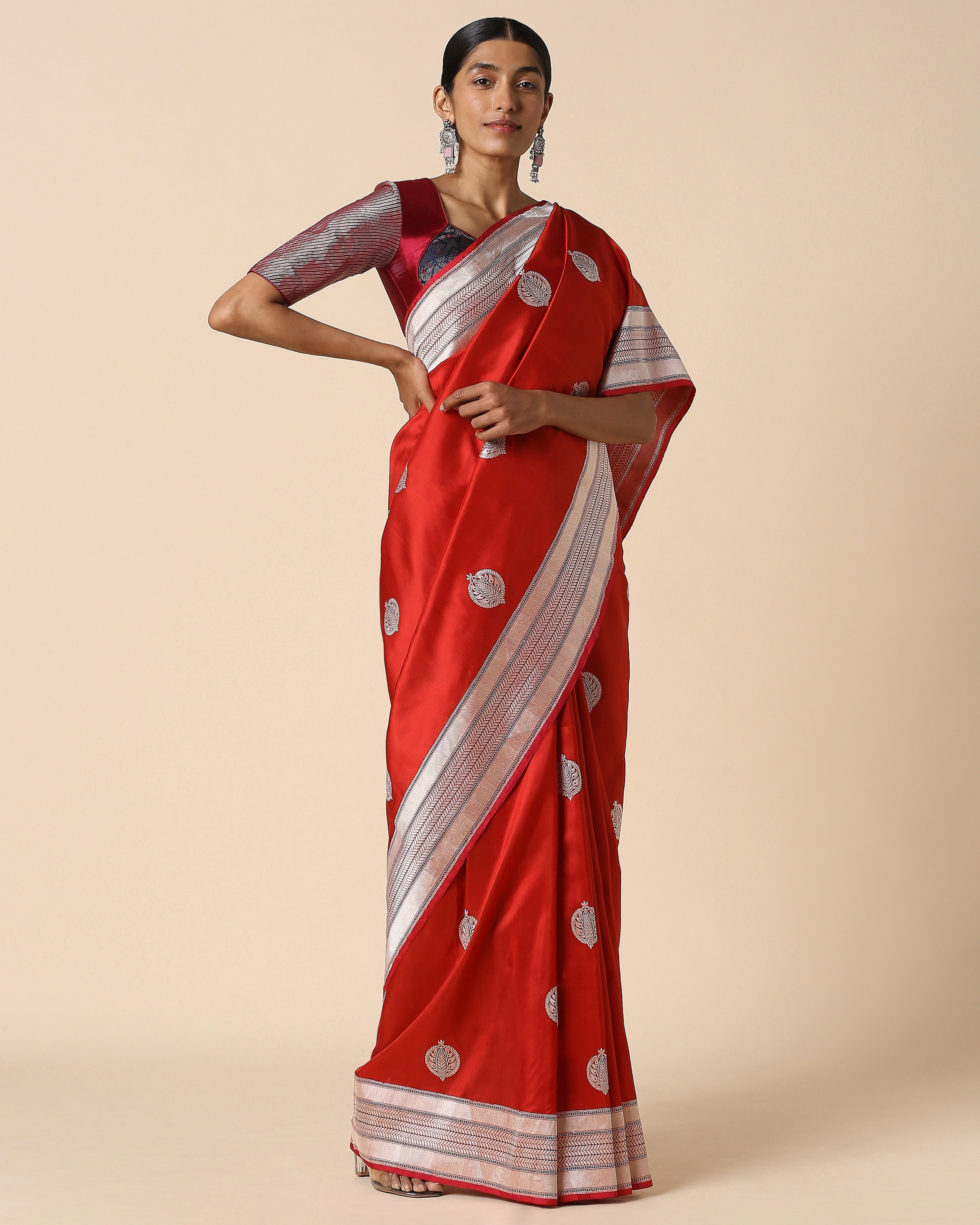 Usha Banarasi Kadwa Silk Saree