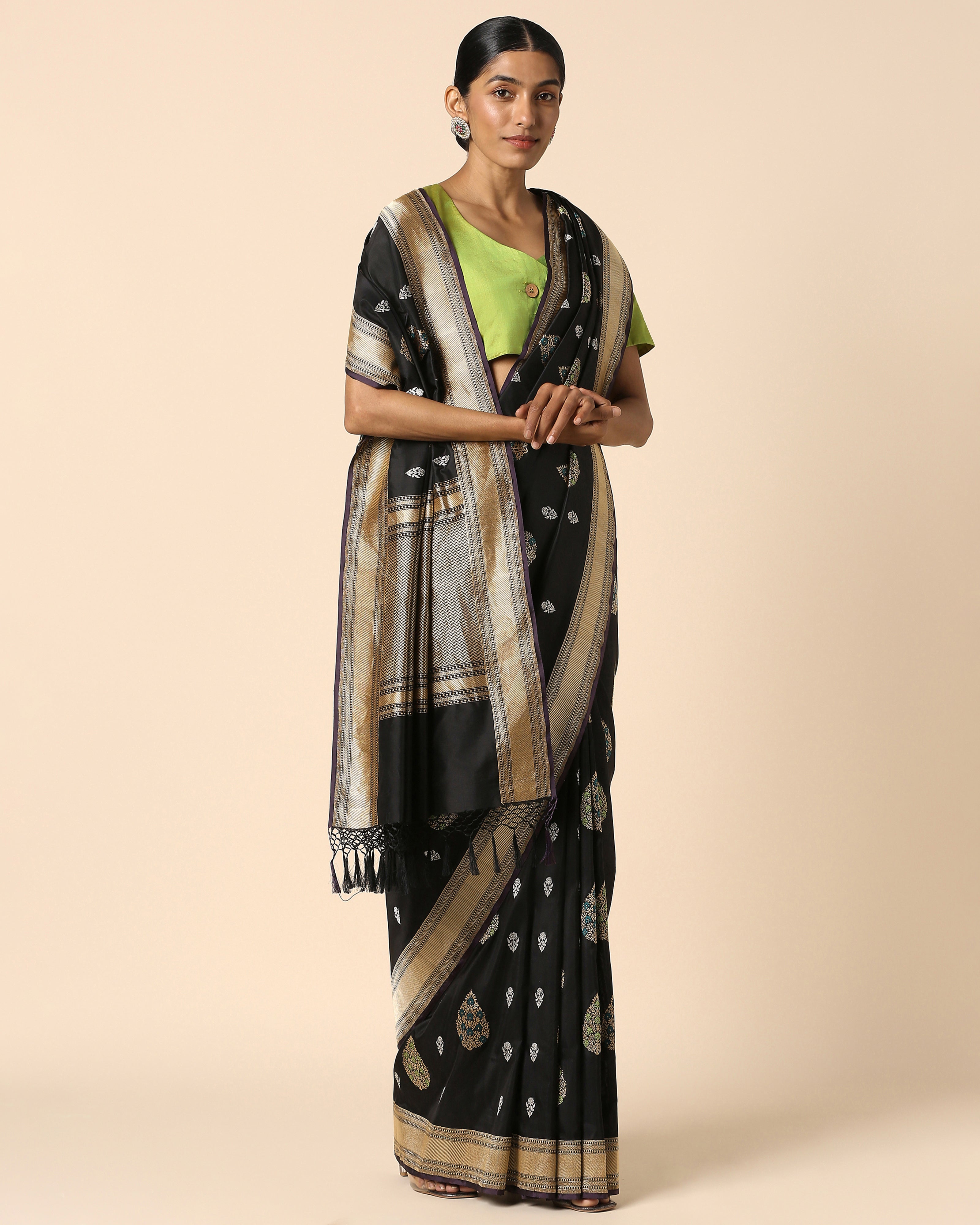 Faiza Banarasi Kadwa Silk Saree