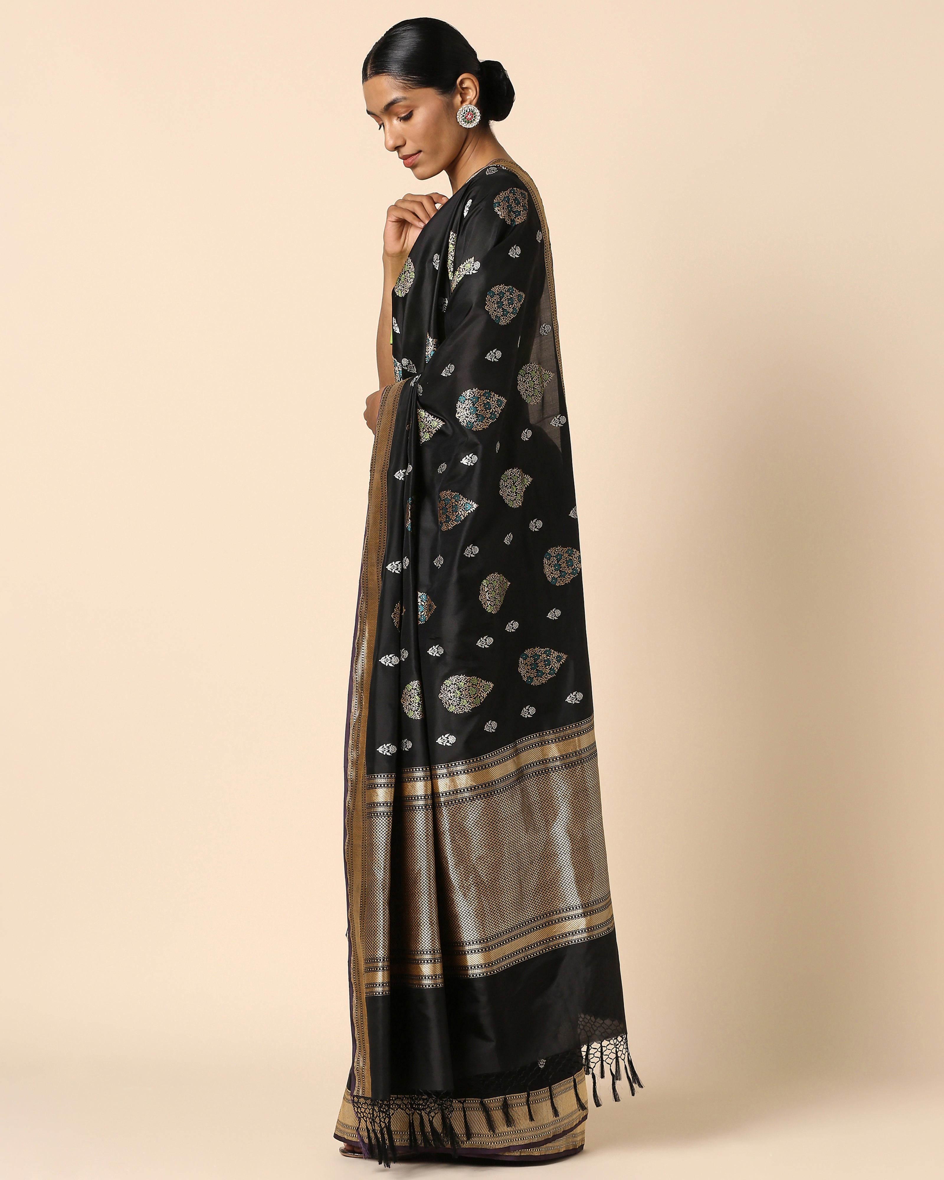 Faiza Banarasi Kadwa Silk Saree