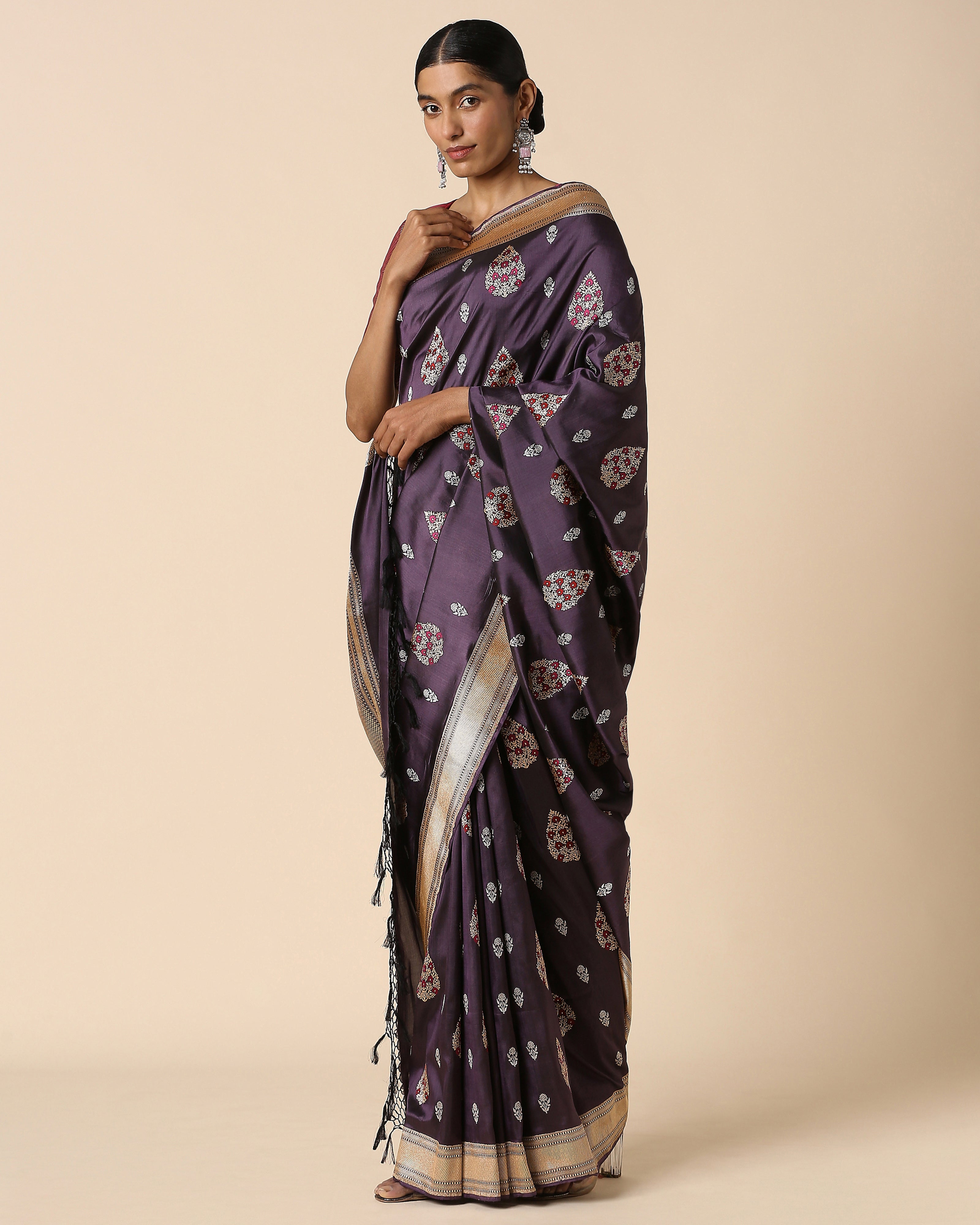 Faiza Banarasi Kadwa Silk Saree