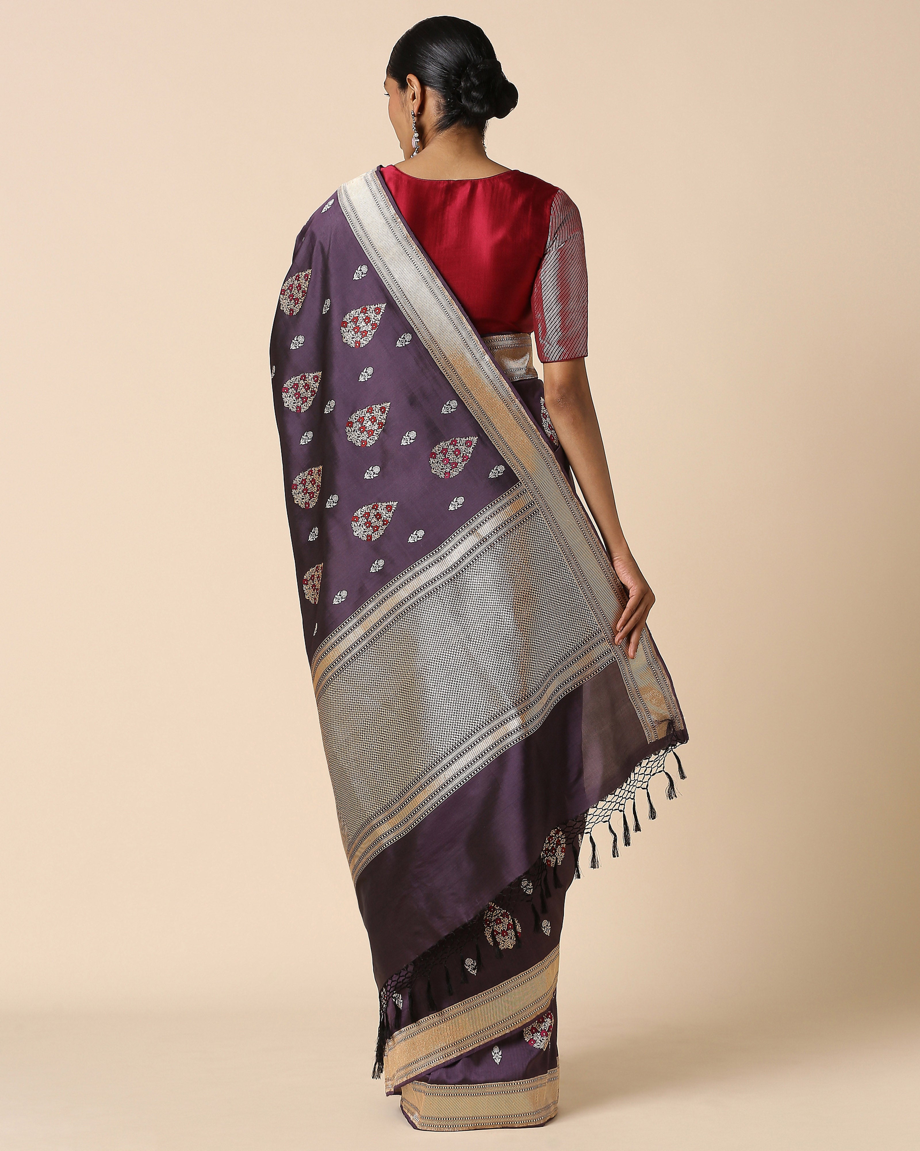 Faiza Banarasi Kadwa Silk Saree