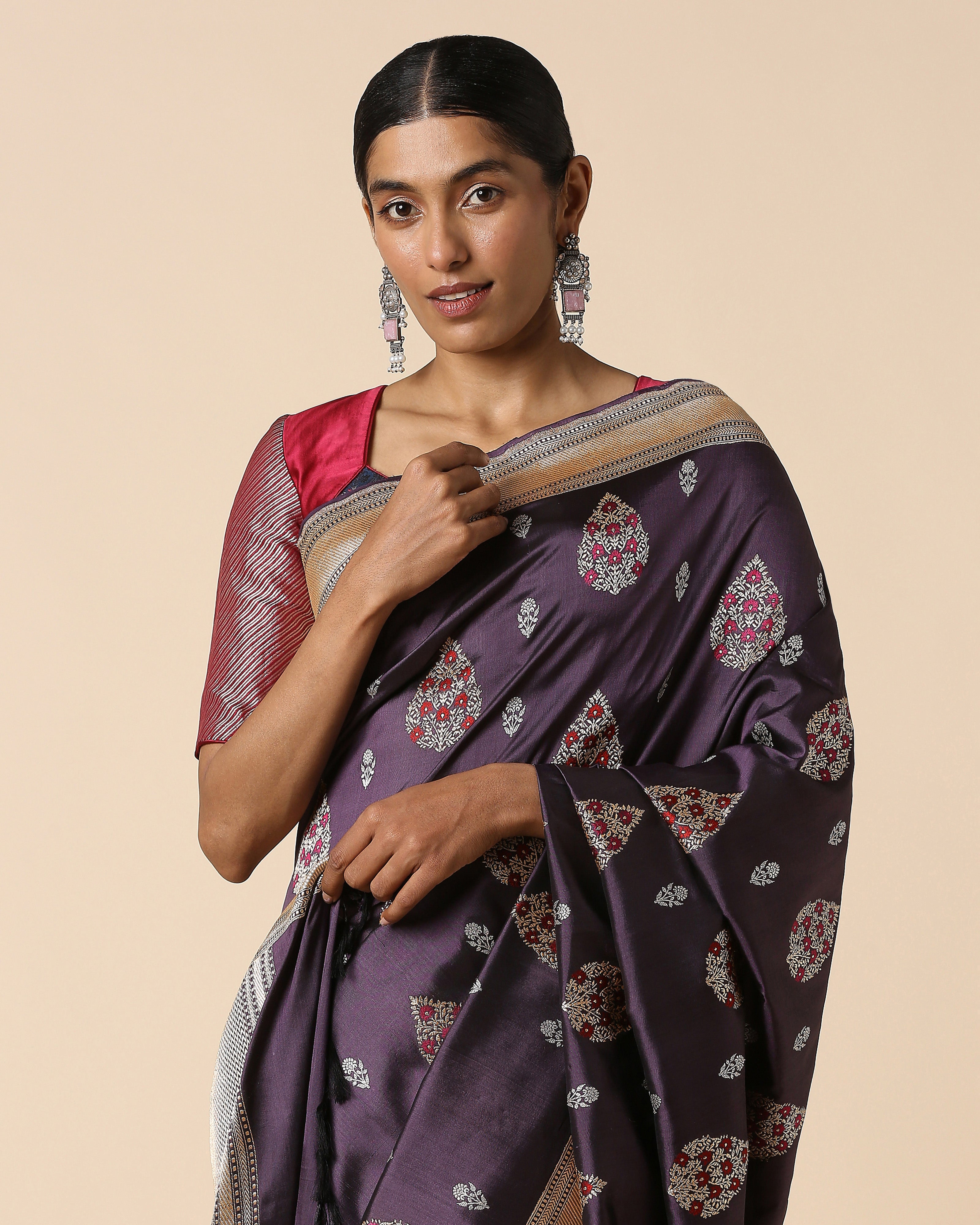 Faiza Banarasi Kadwa Silk Saree