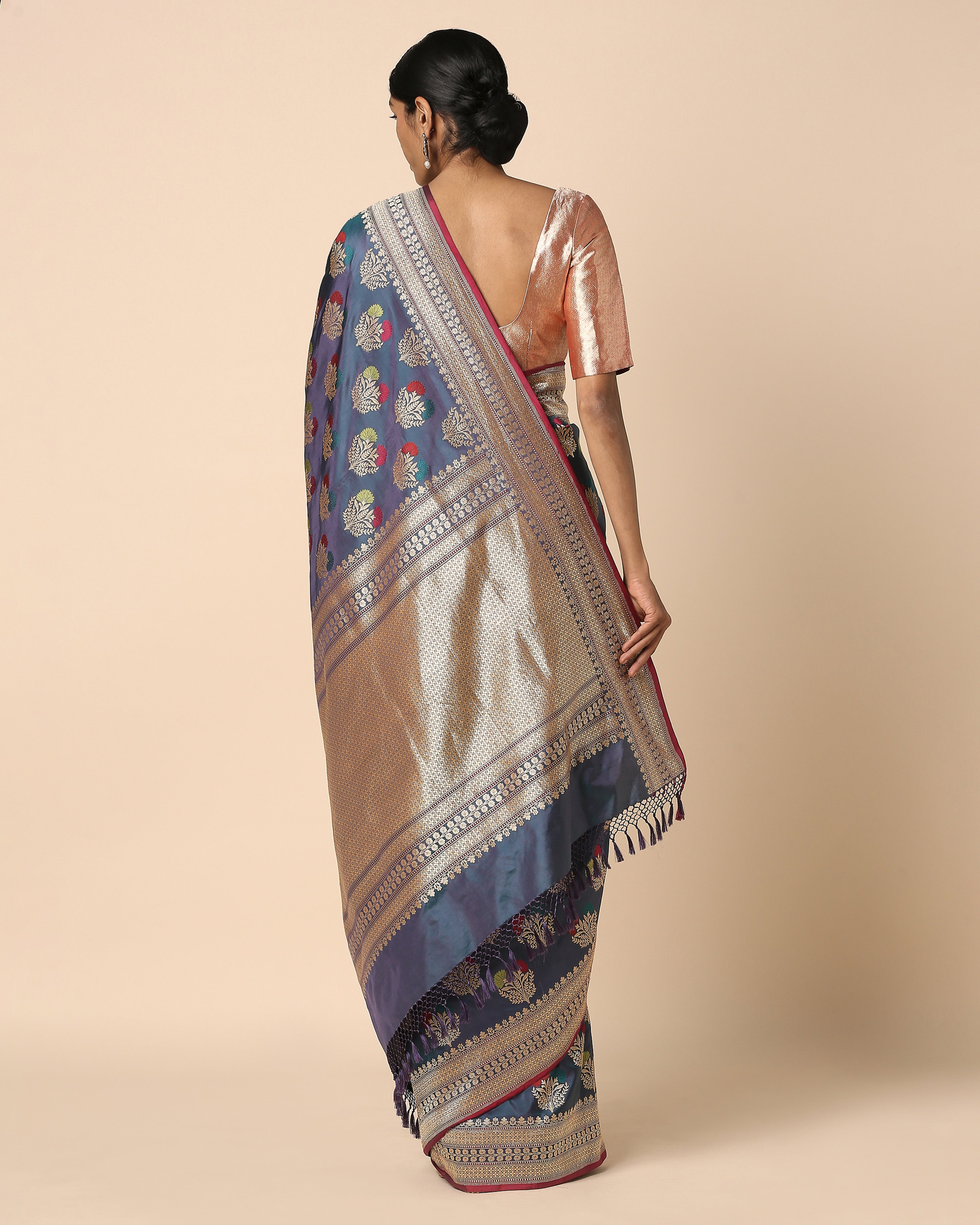 Candara Banarasi Kadwa Silk Saree