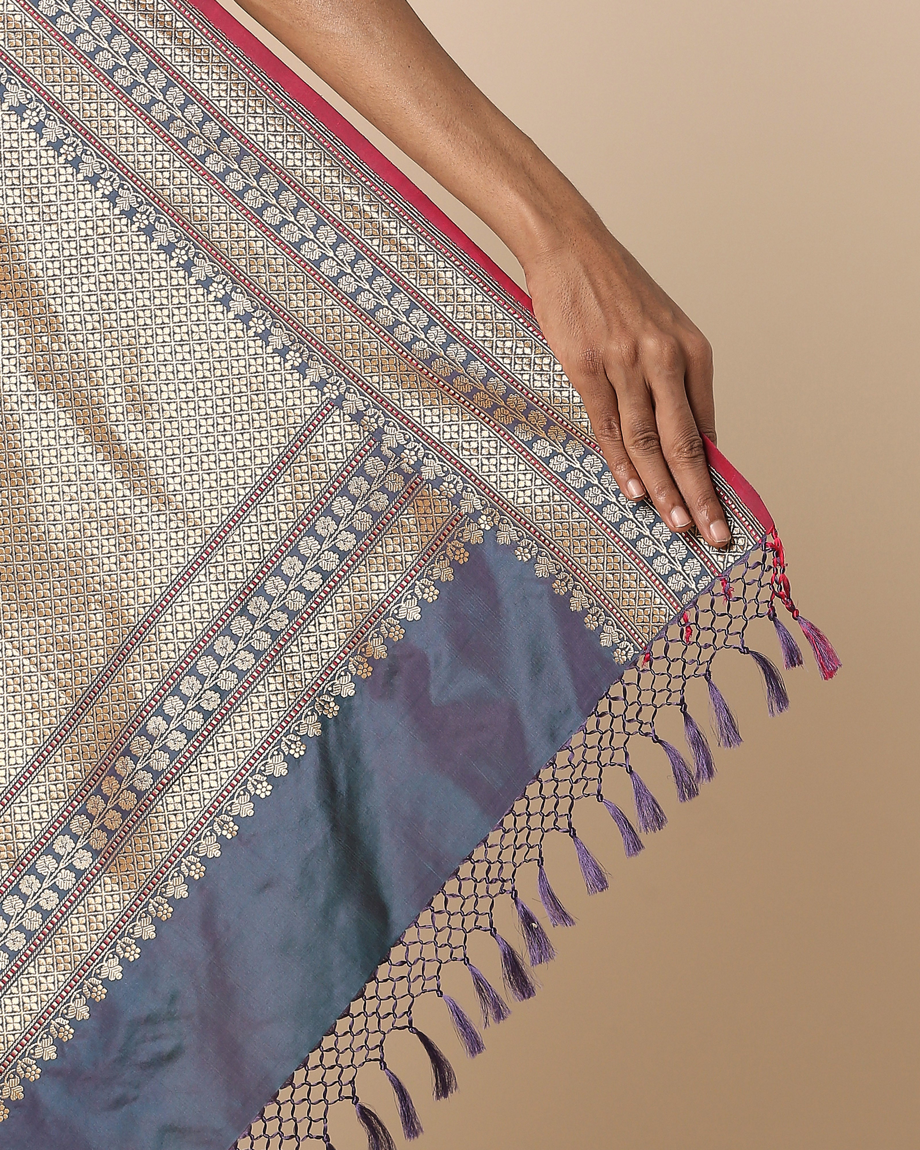 Candara Banarasi Kadwa Silk Saree