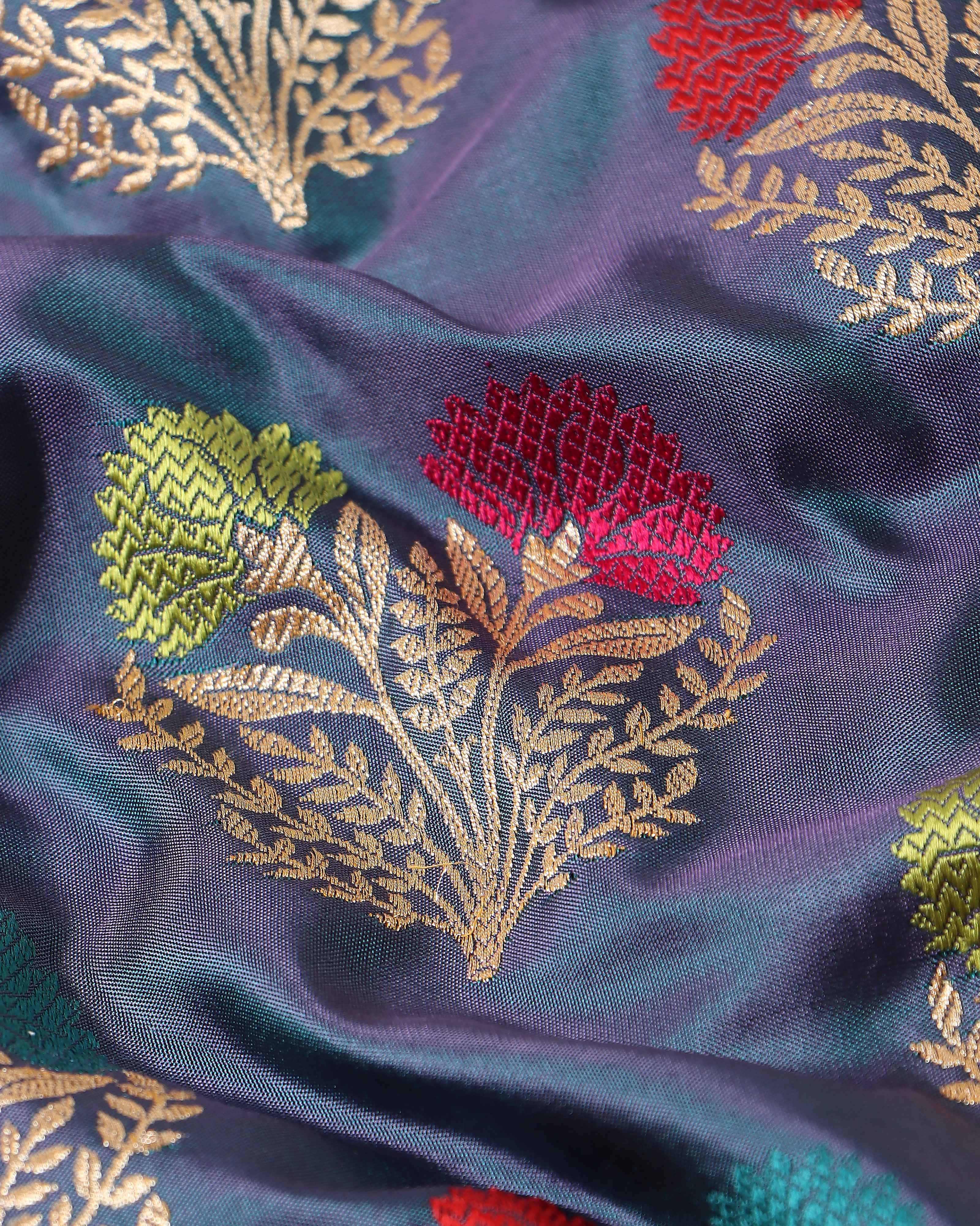 Candara Banarasi Kadwa Silk Saree