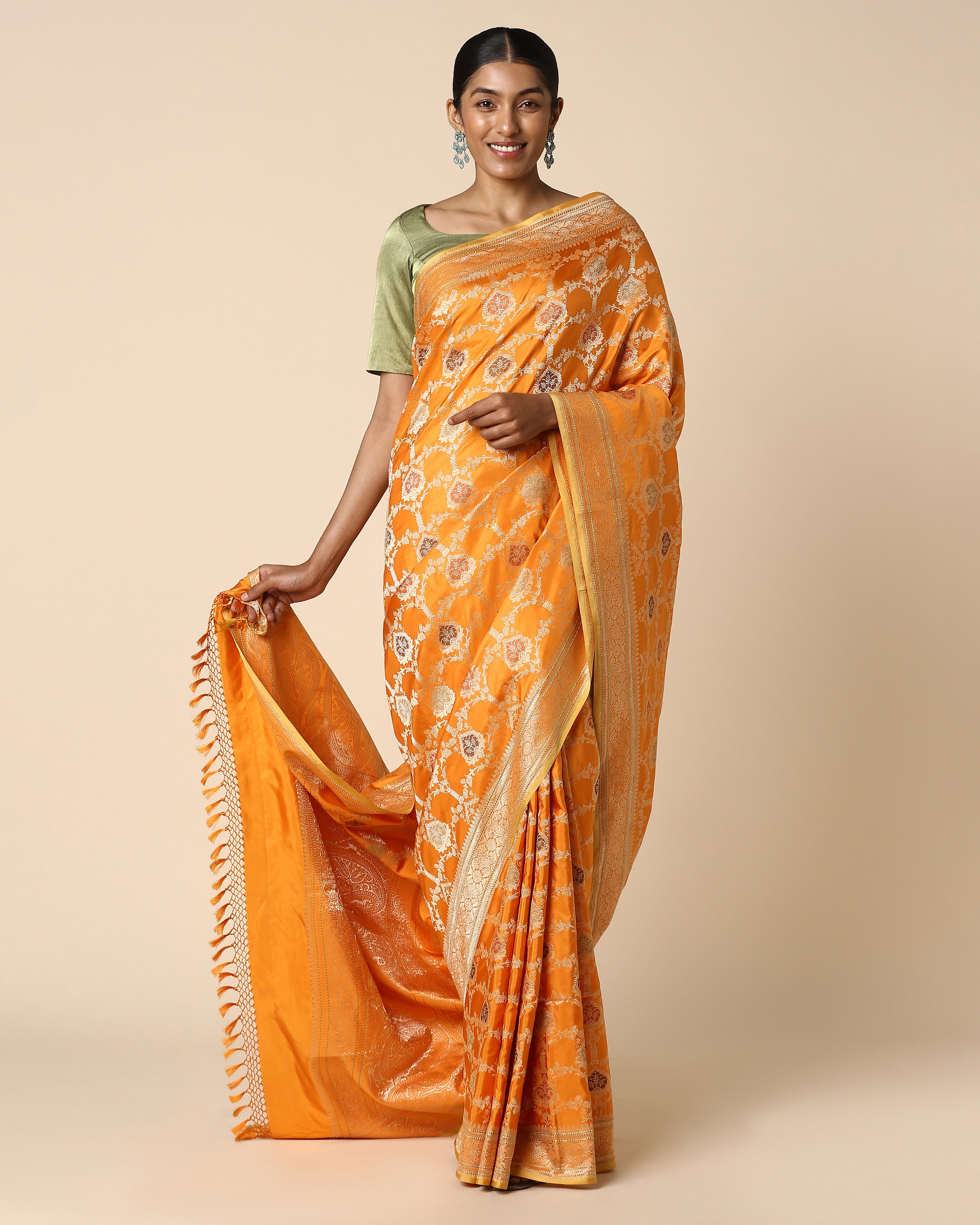 Corbel Banarasi Kadwa Silk Saree