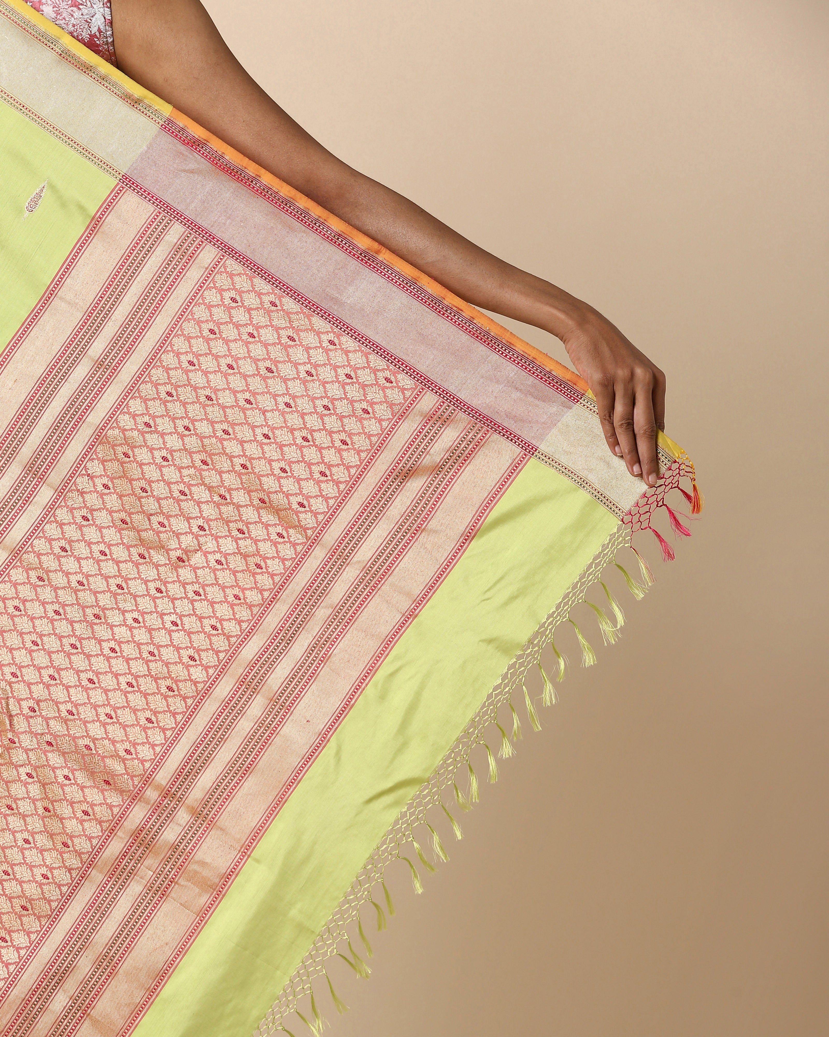Triviaa Banarasi Kadwa Silk Saree