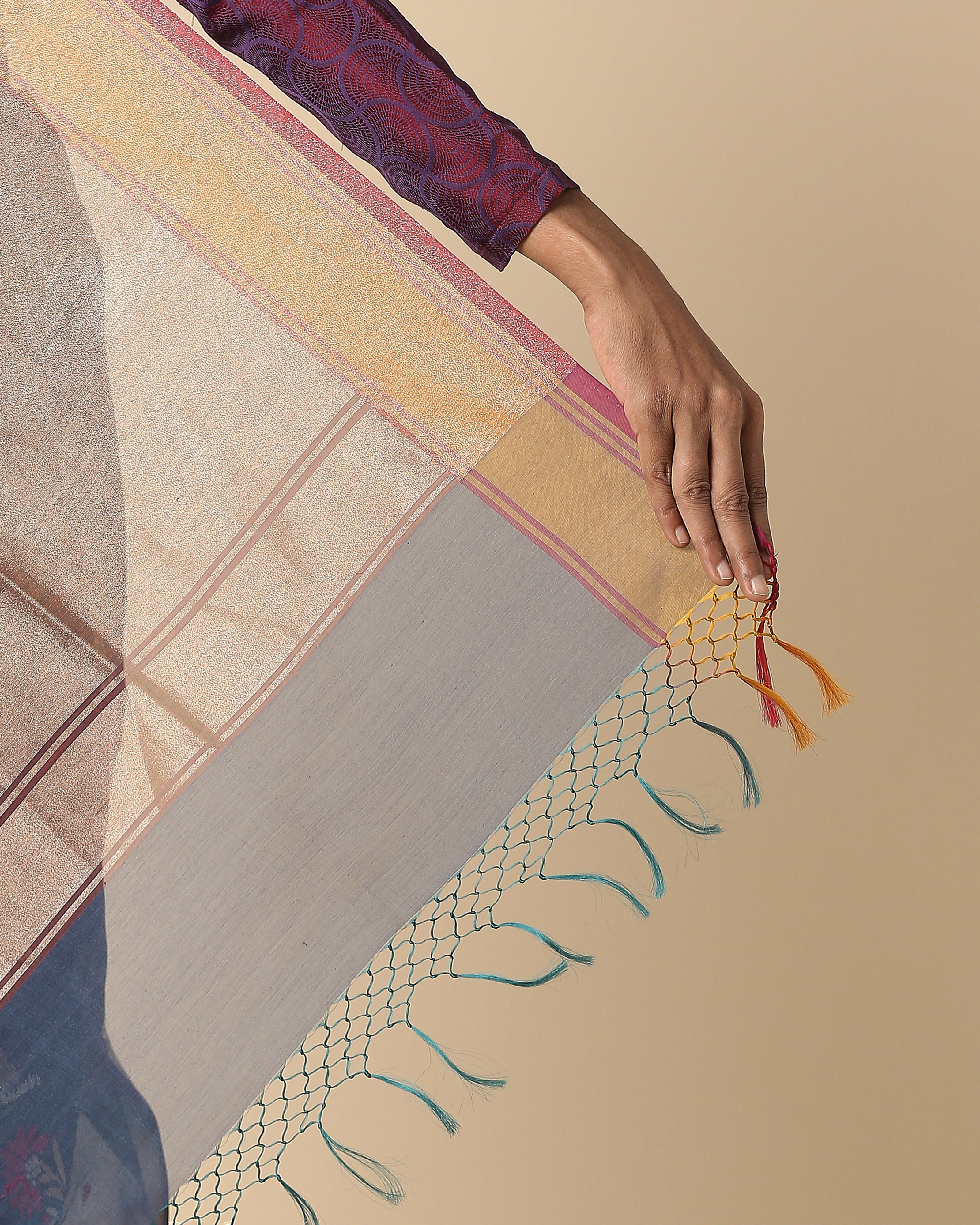 Reeha Banarasi Jamdani Silk Cotton Saree