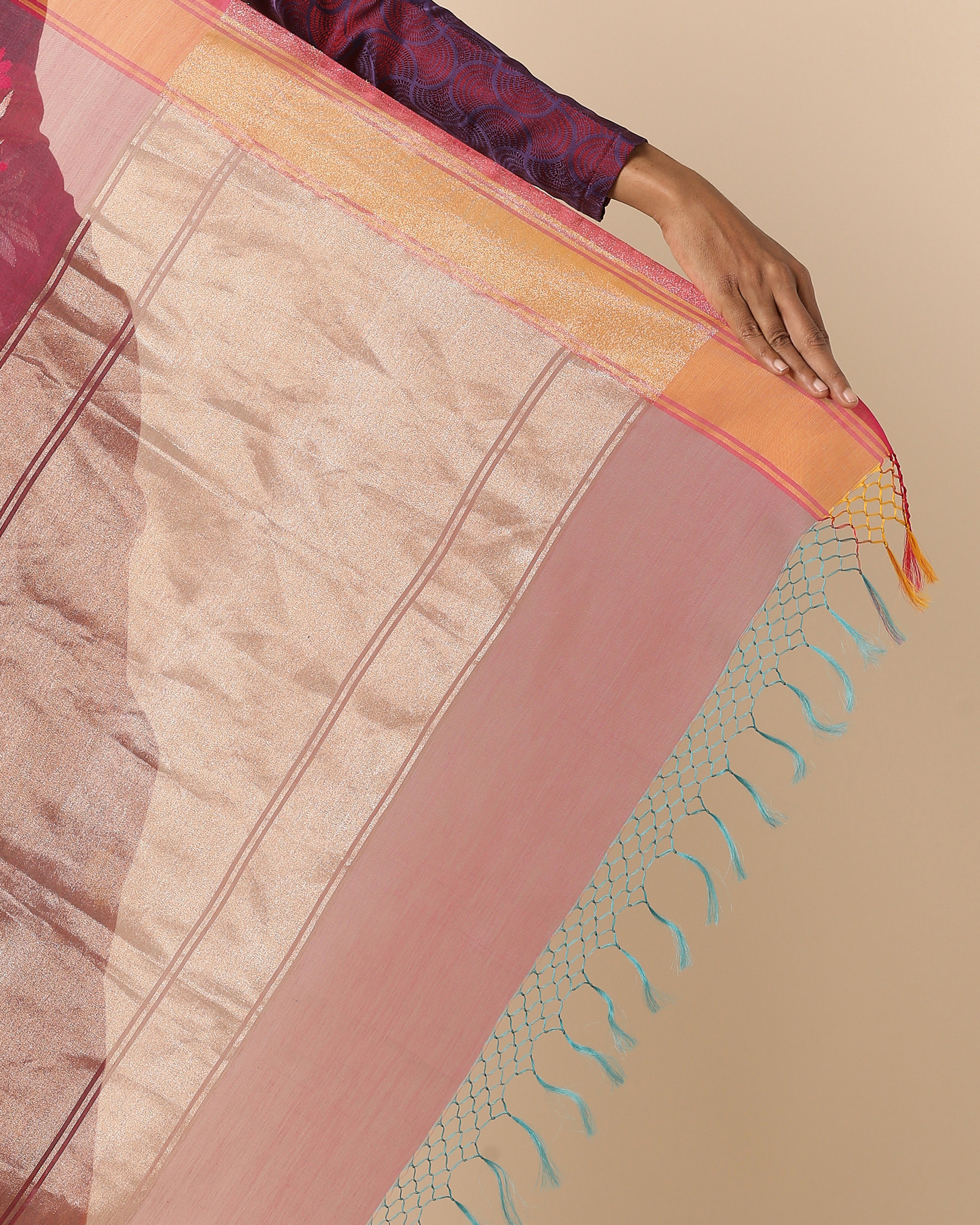 Reeha Banarasi Jamdani Silk Cotton Saree