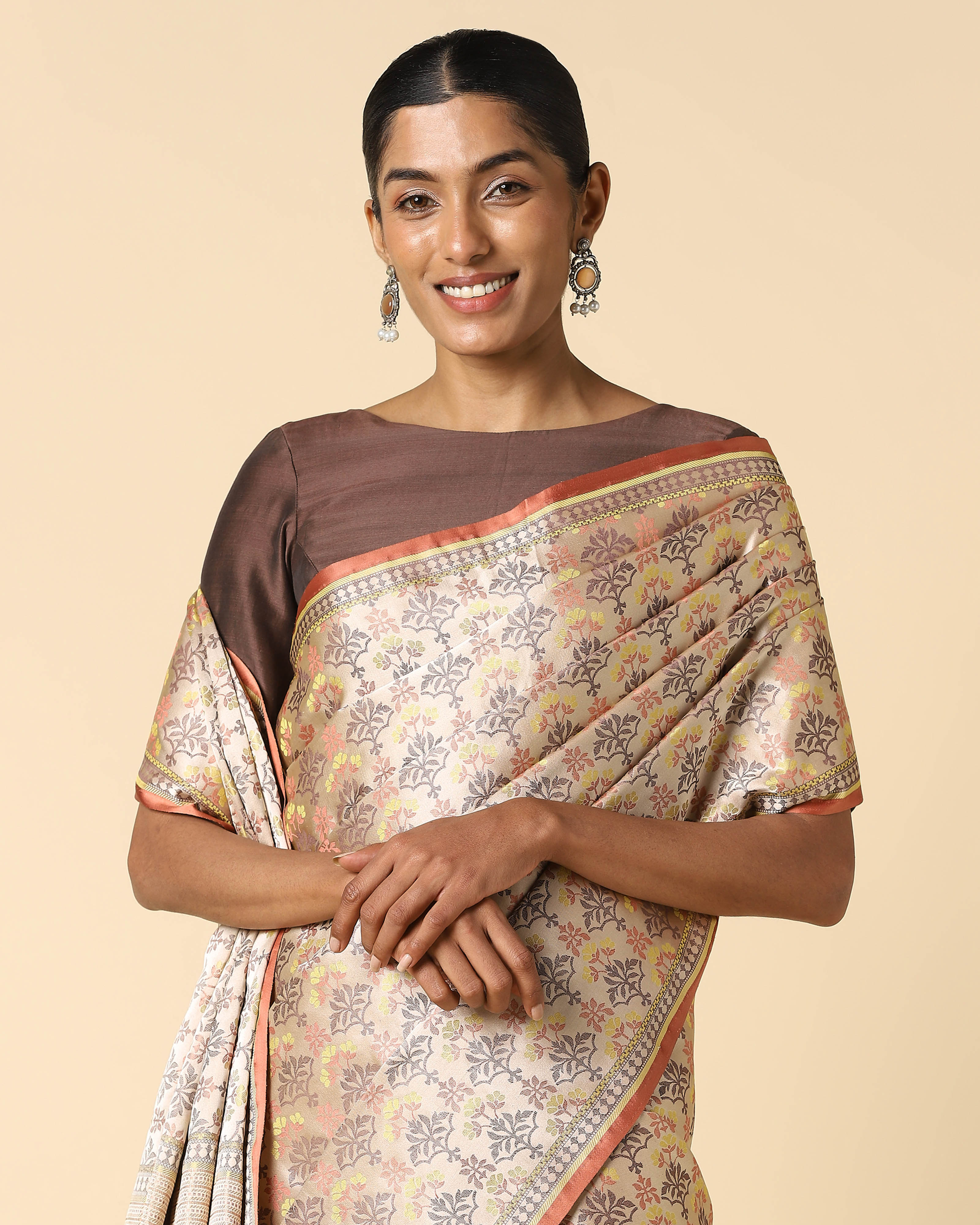 Yalinaa Banarasi Tanchoi Silk Saree