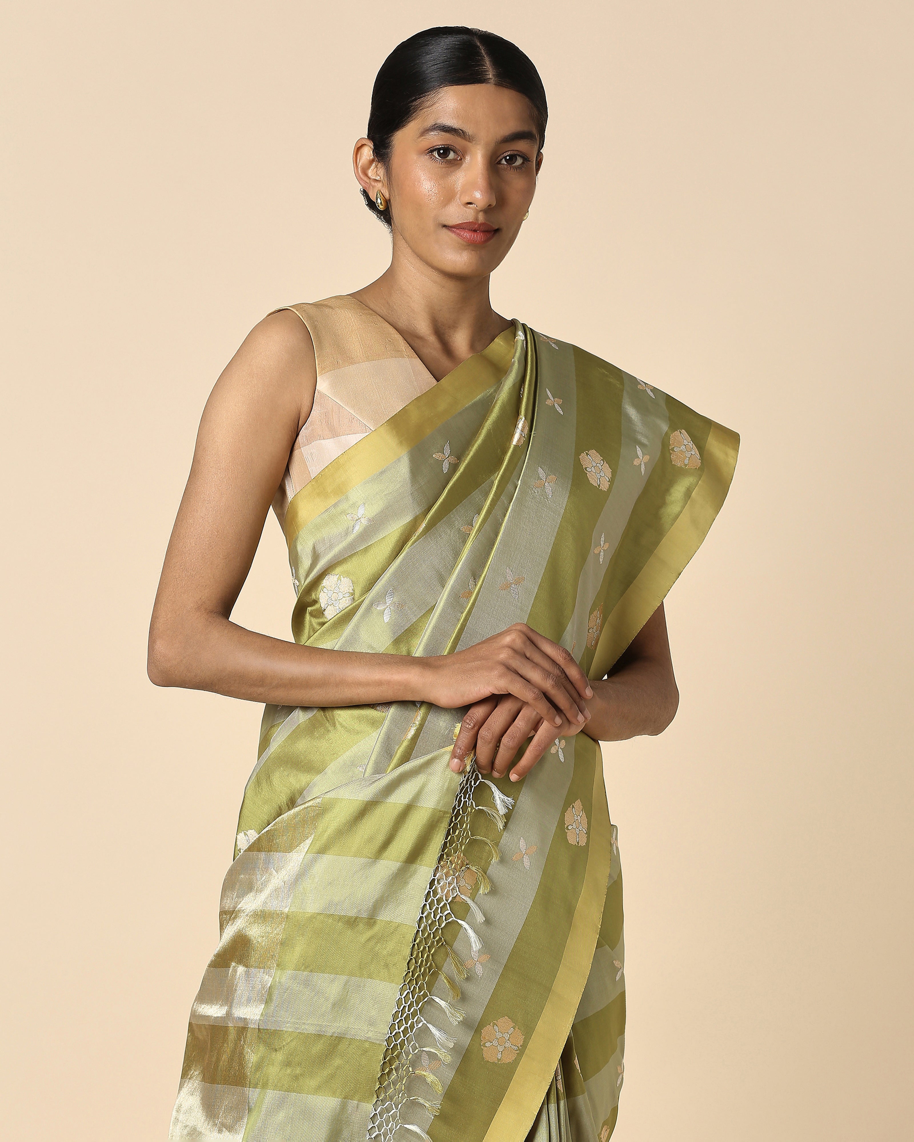 Shareen Banarasi Kadwa Silk Saree