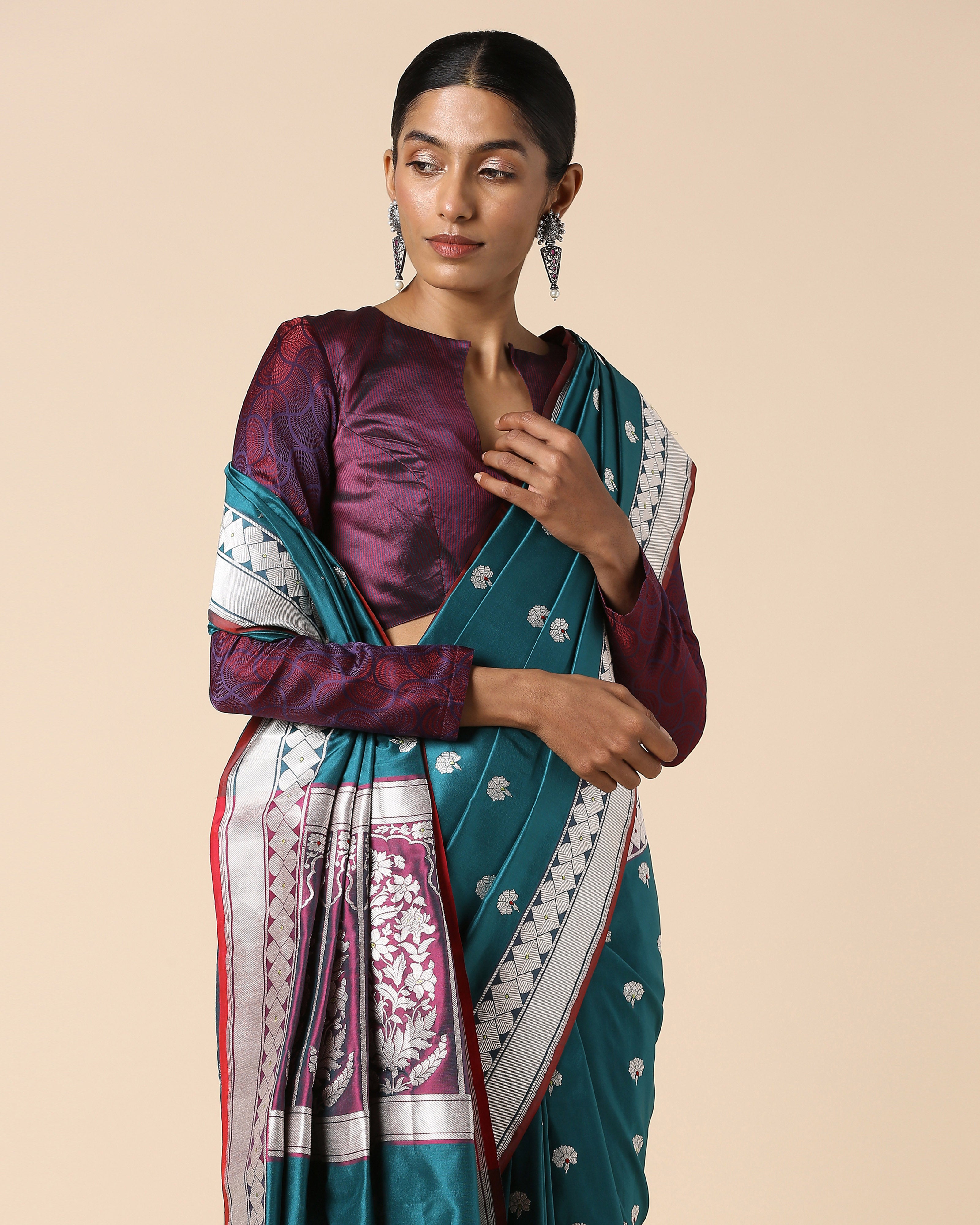 Lyla Banarasi Kadwa Silk Saree