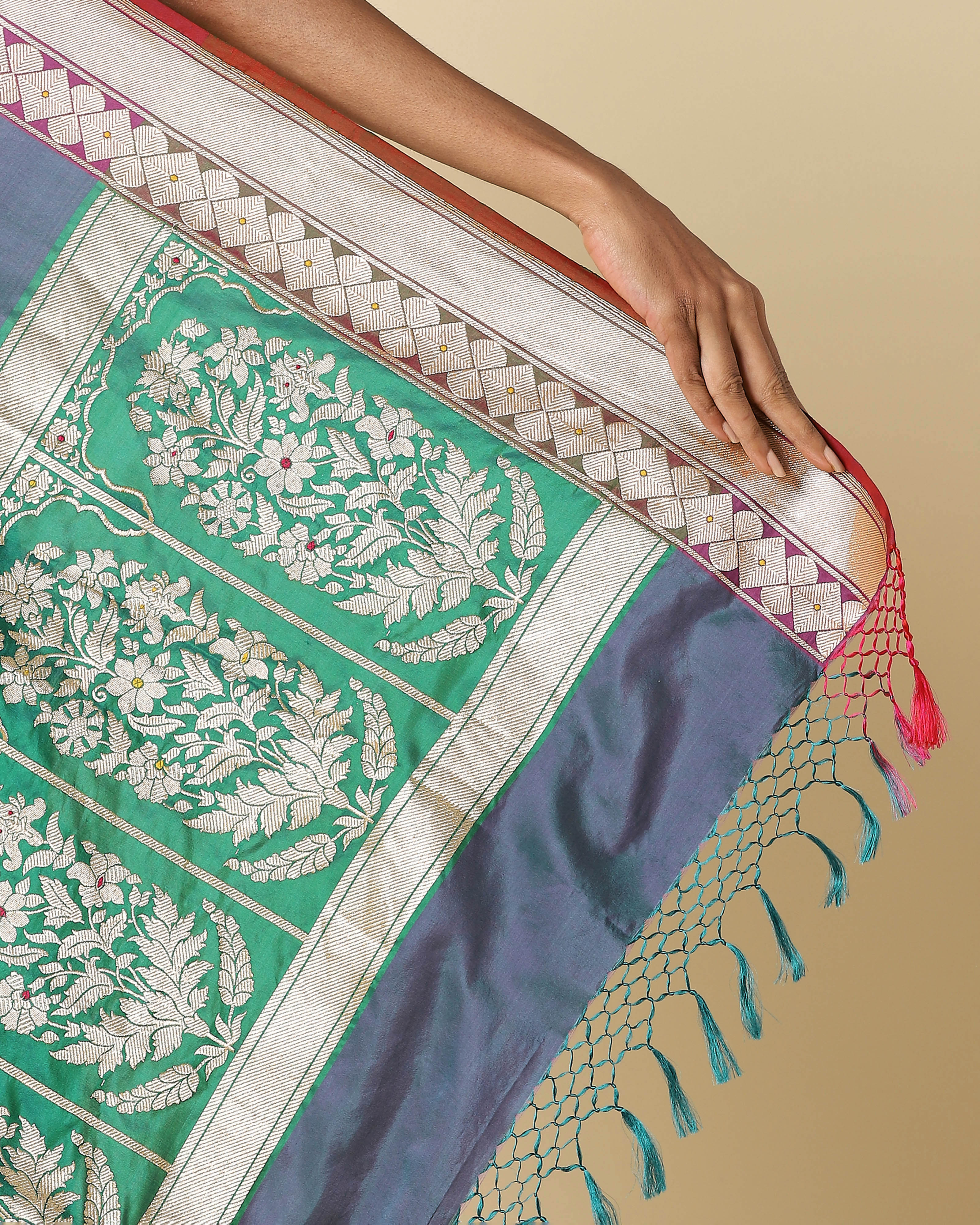 Lyla Banarasi Kadwa Silk Saree
