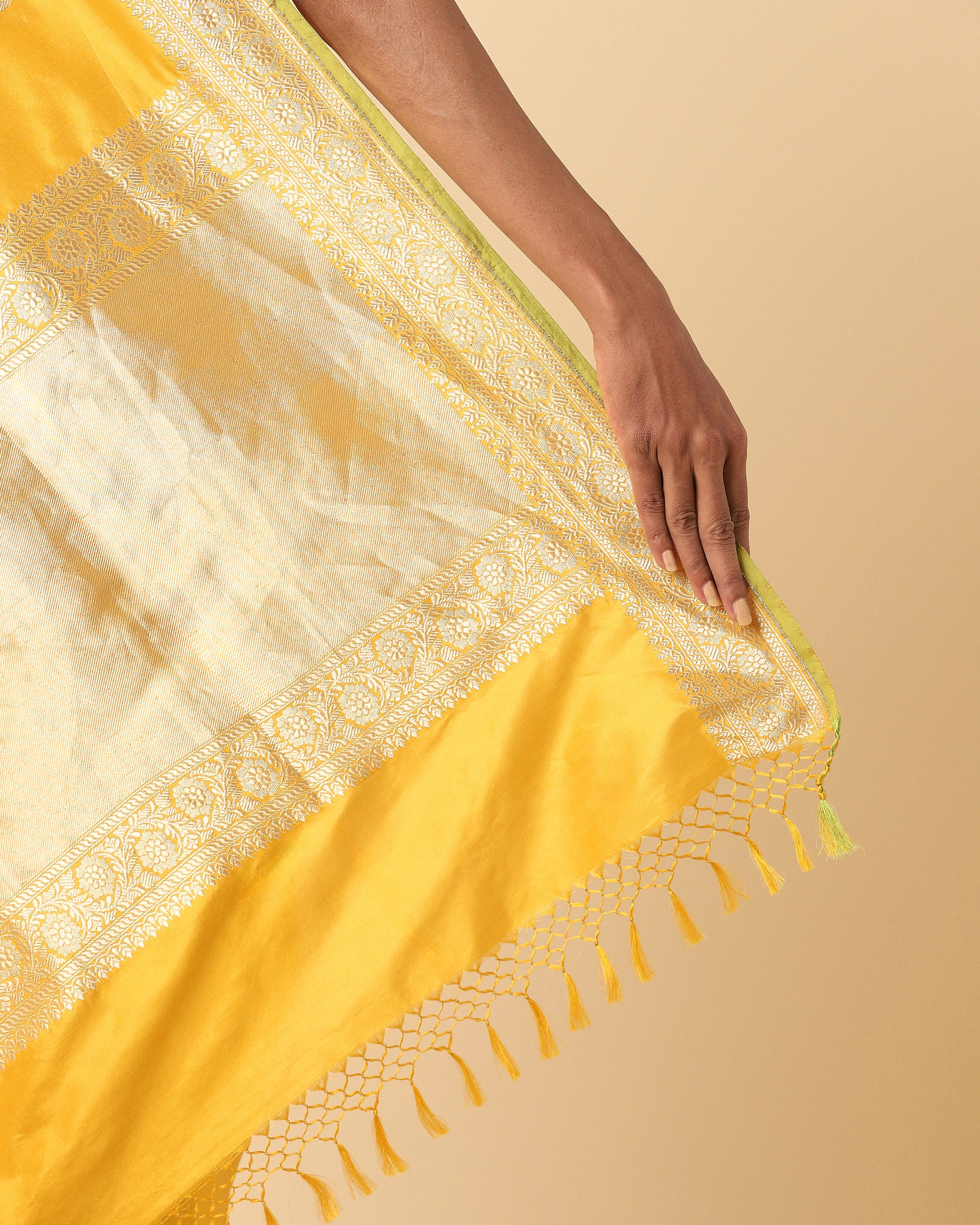 Tahoma Banarasi Kadwa Silk Saree