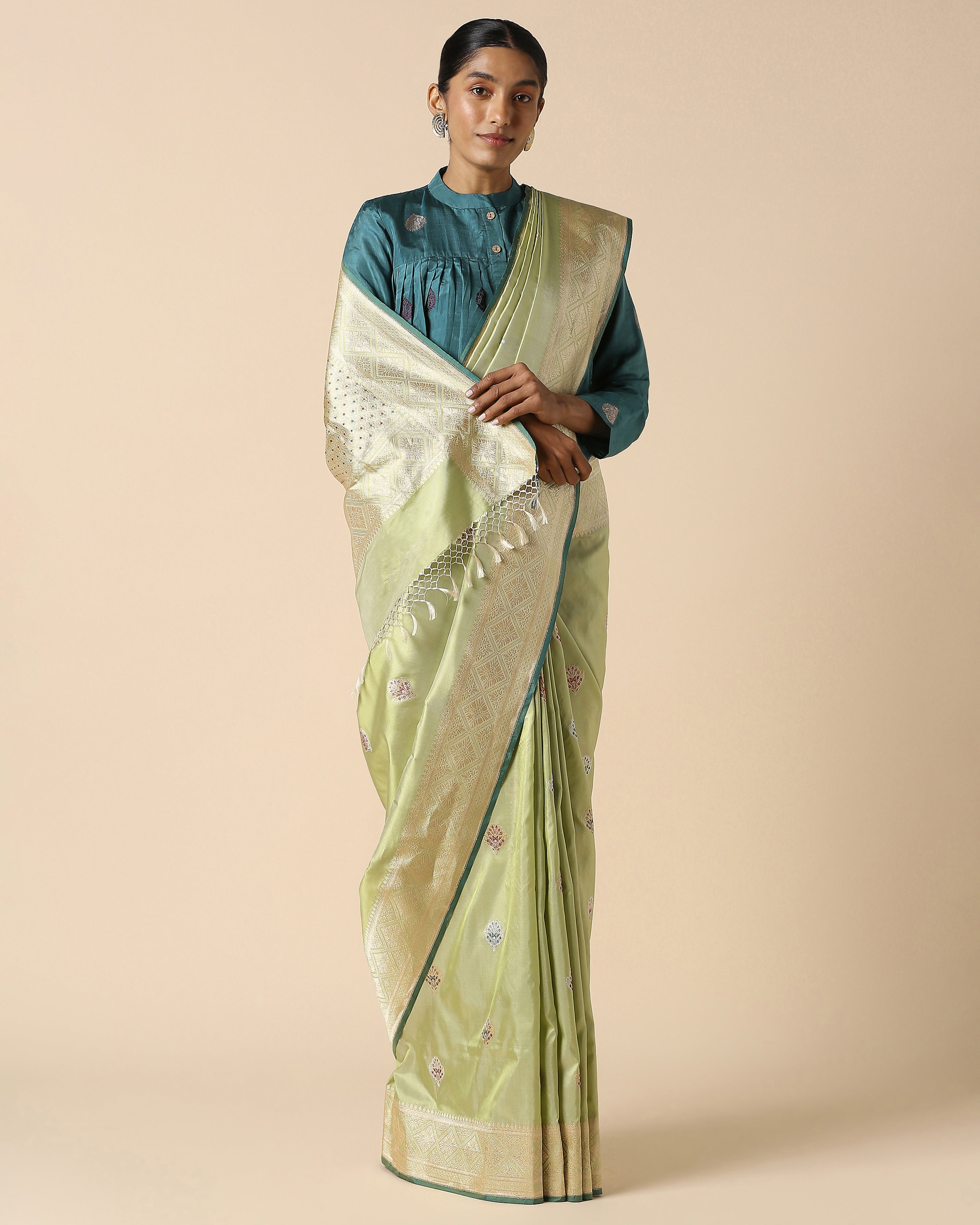 Kaiti Banarasi Kadwa Silk Saree
